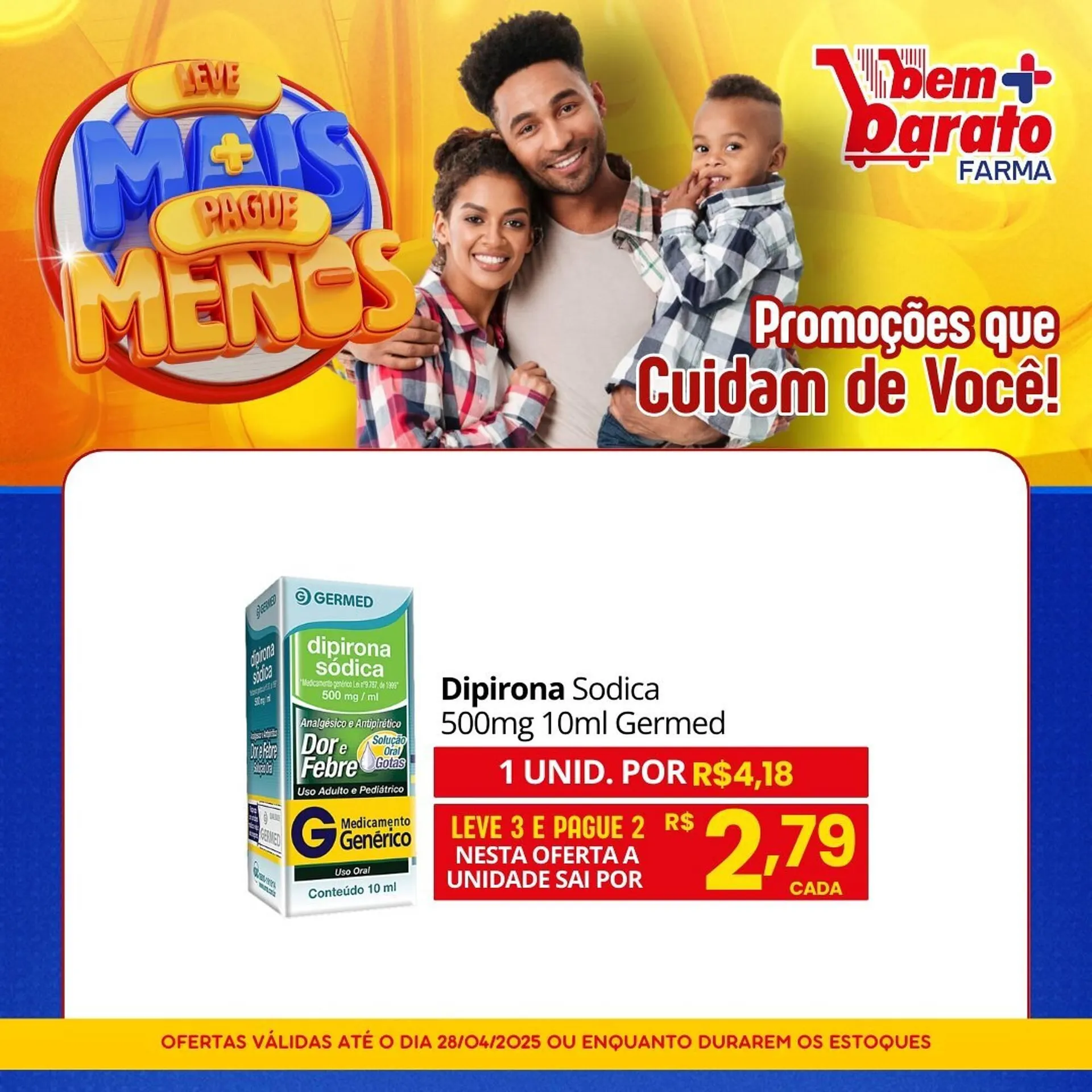 Encarte de Catálogo Supermercado Bem Barato 21 de abril até 28 de abril 2025 - Pagina 4