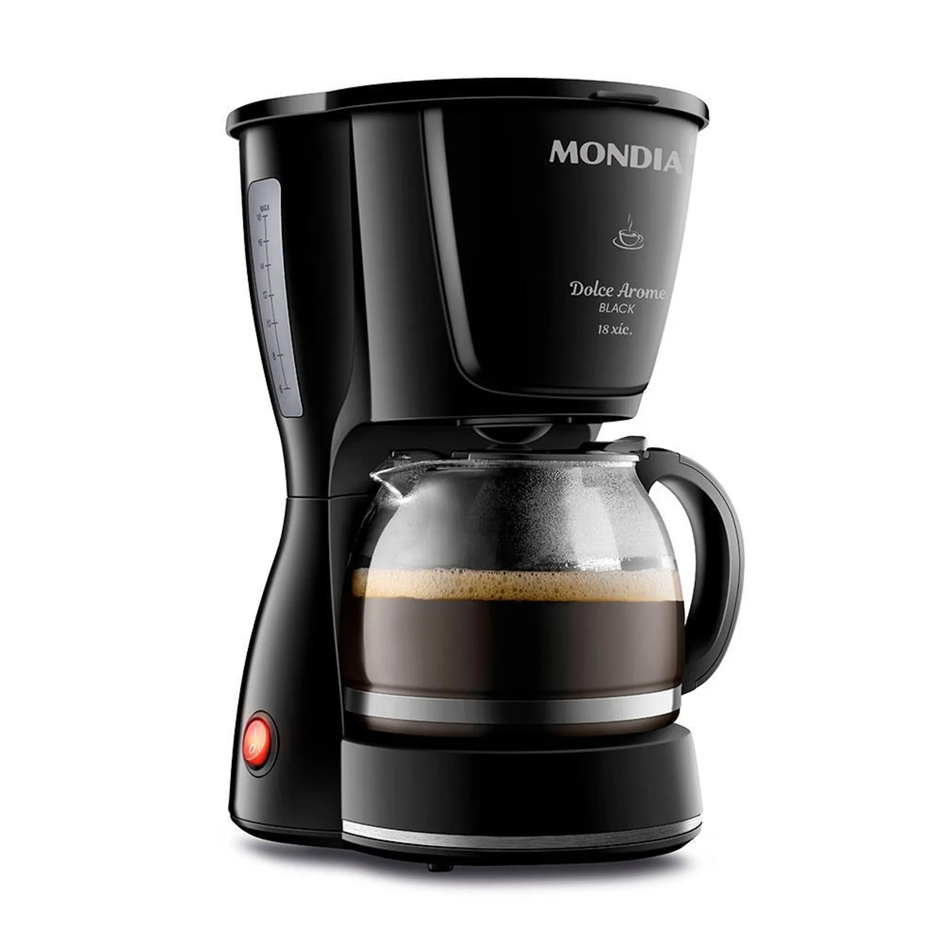 Cafeteira Elétrica 18 Xícaras Mondial Dolce Arome C-30 Preta 127V