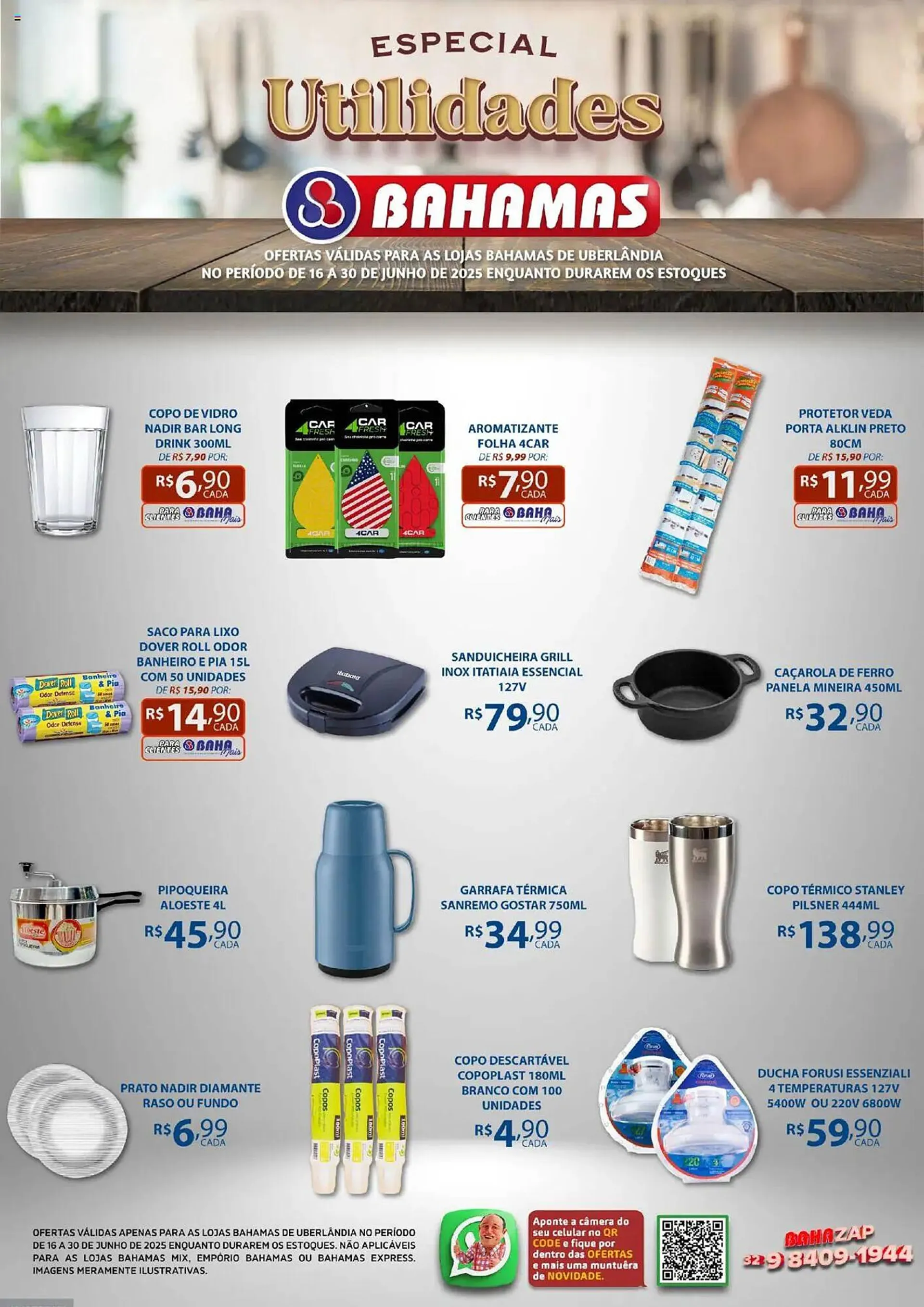 Encarte de Catálogo Bahamas Supermercados 16 de junho até 1 de julho 2025 - Pagina 1