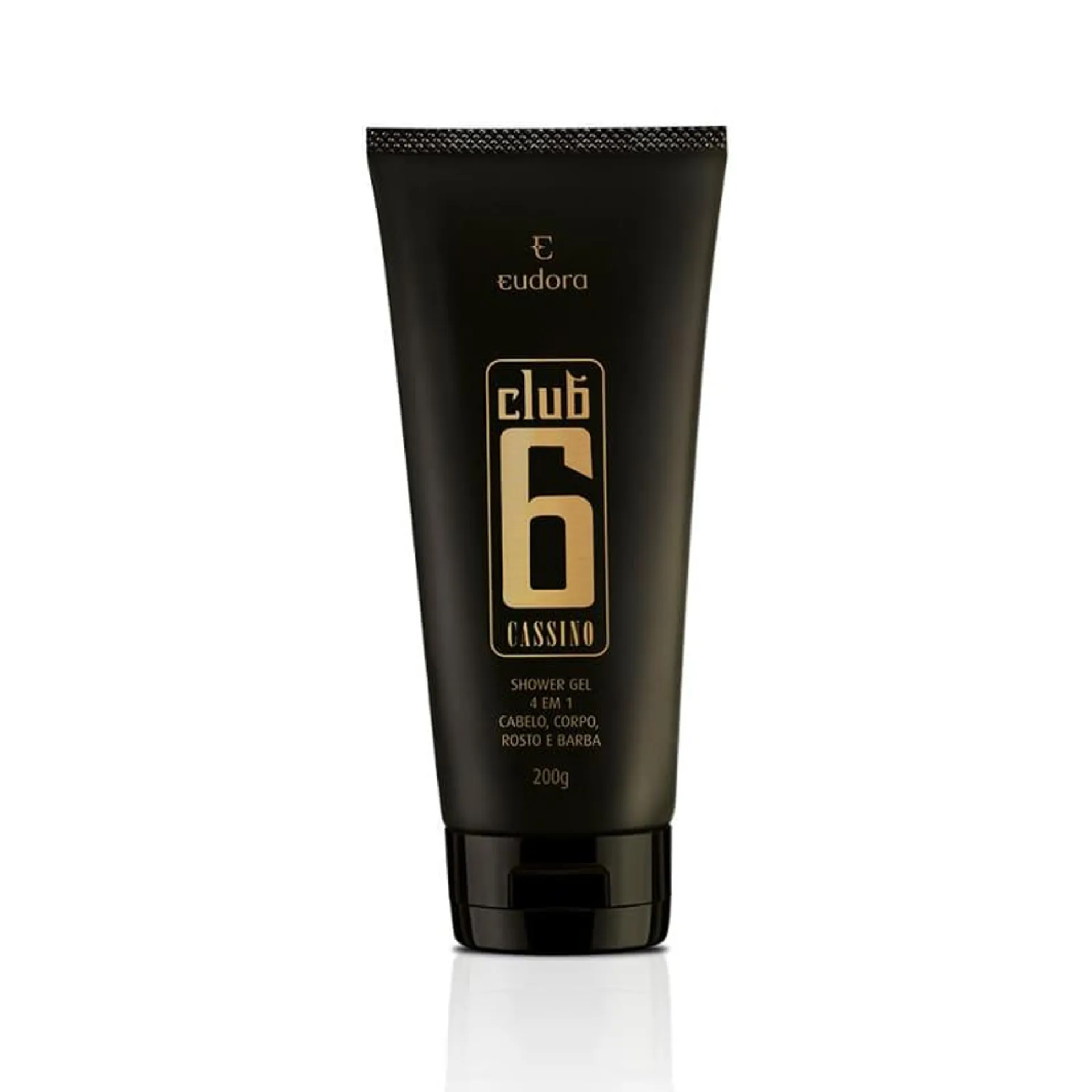 Shower Gel 4 em 1 Club 6 Cassino 200ml