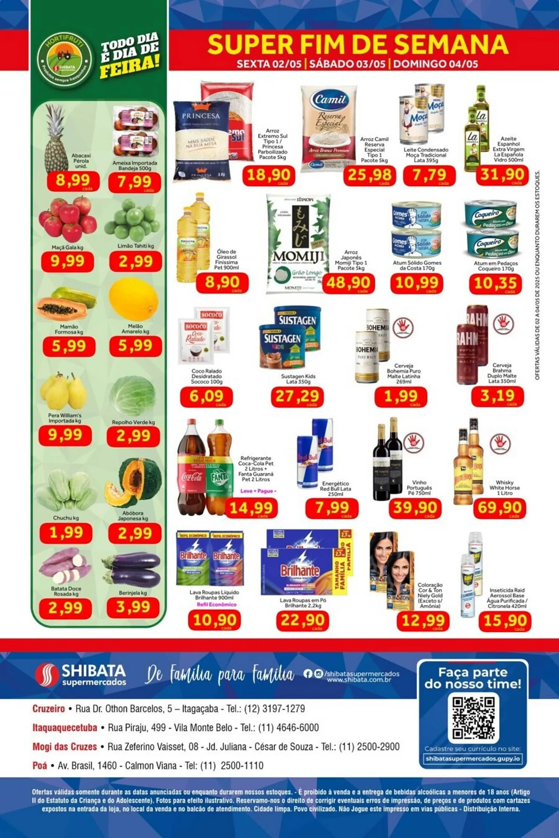 Encarte de Catálogo Shibata Supermercados 1 de maio até 4 de maio 2025 - Pagina 2