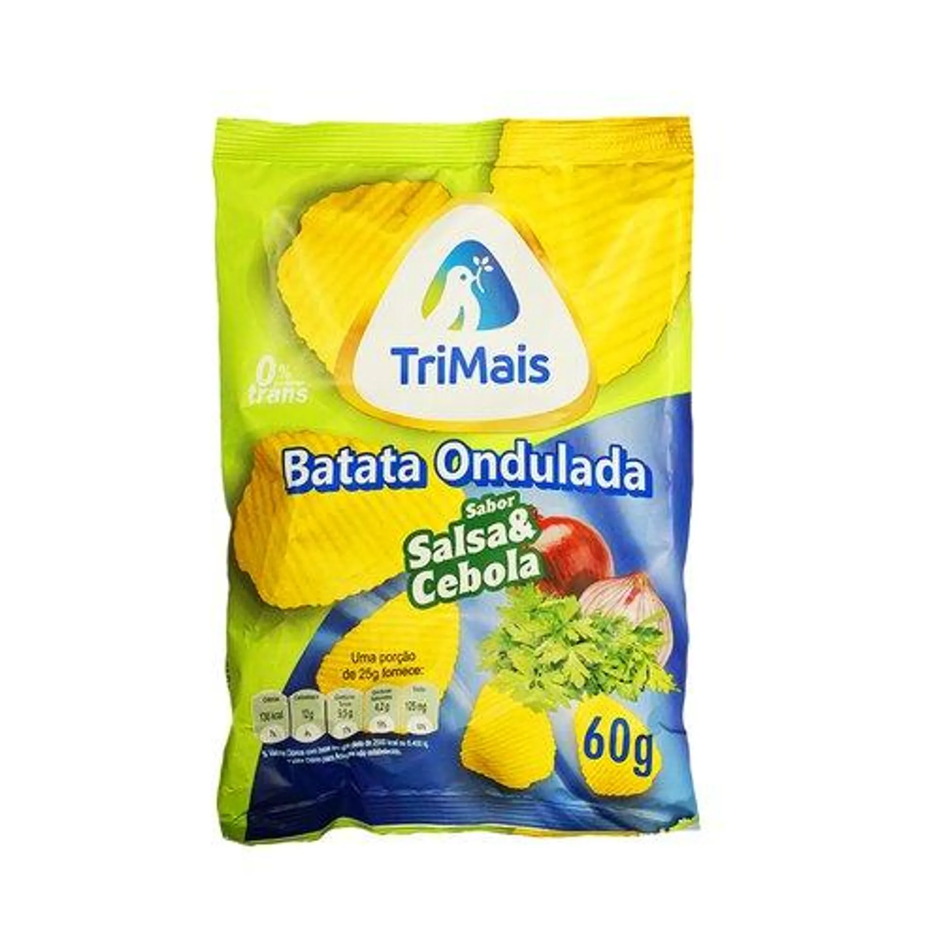 Batata Trimais Ondulada Salsa/Cebola 60g