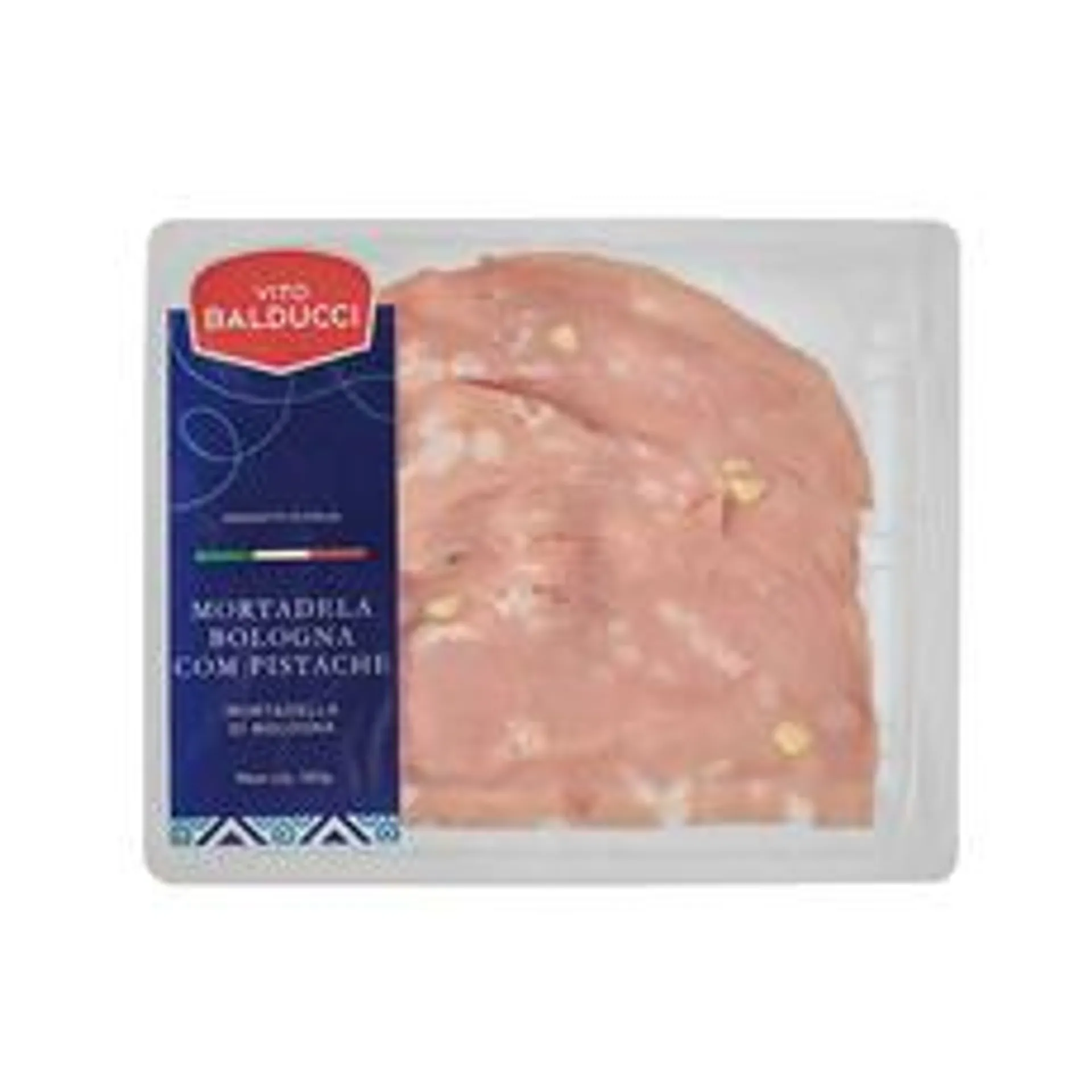 Mortadela Italiana VITO BALDUCCI Bologna Com Pistache 100g