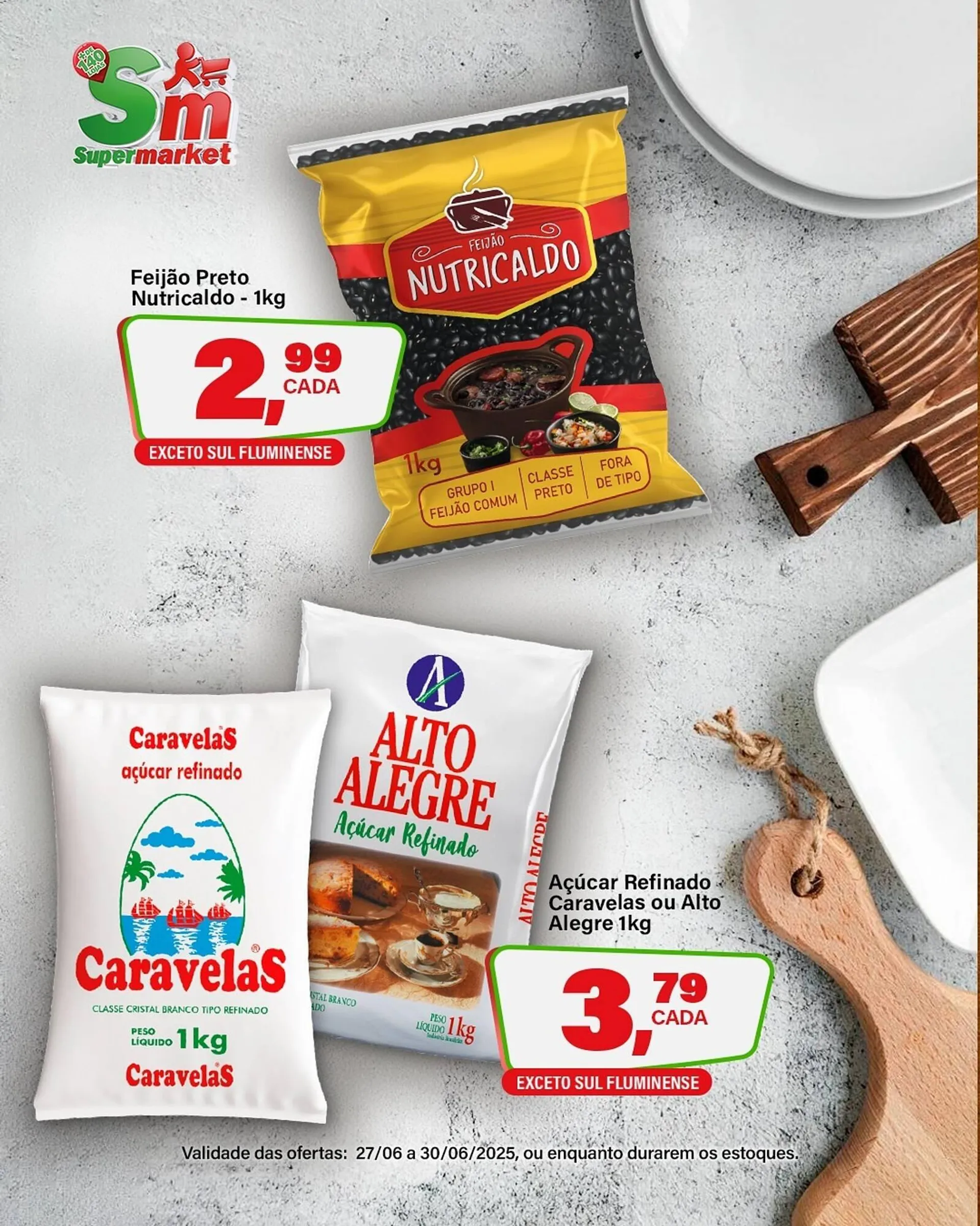 Encarte de Catálogo Rede Supermarket 27 de junho até 30 de junho 2025 - Pagina 1