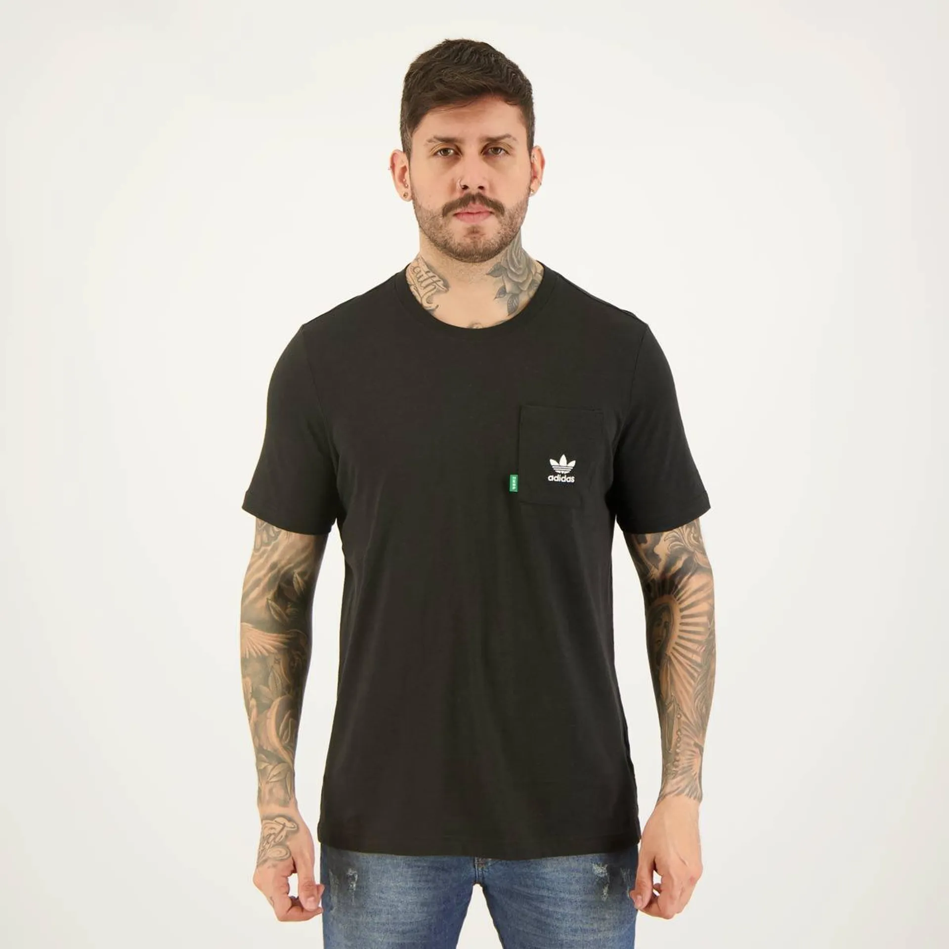 Camiseta Adidas Essentials Made With Hemp Preta