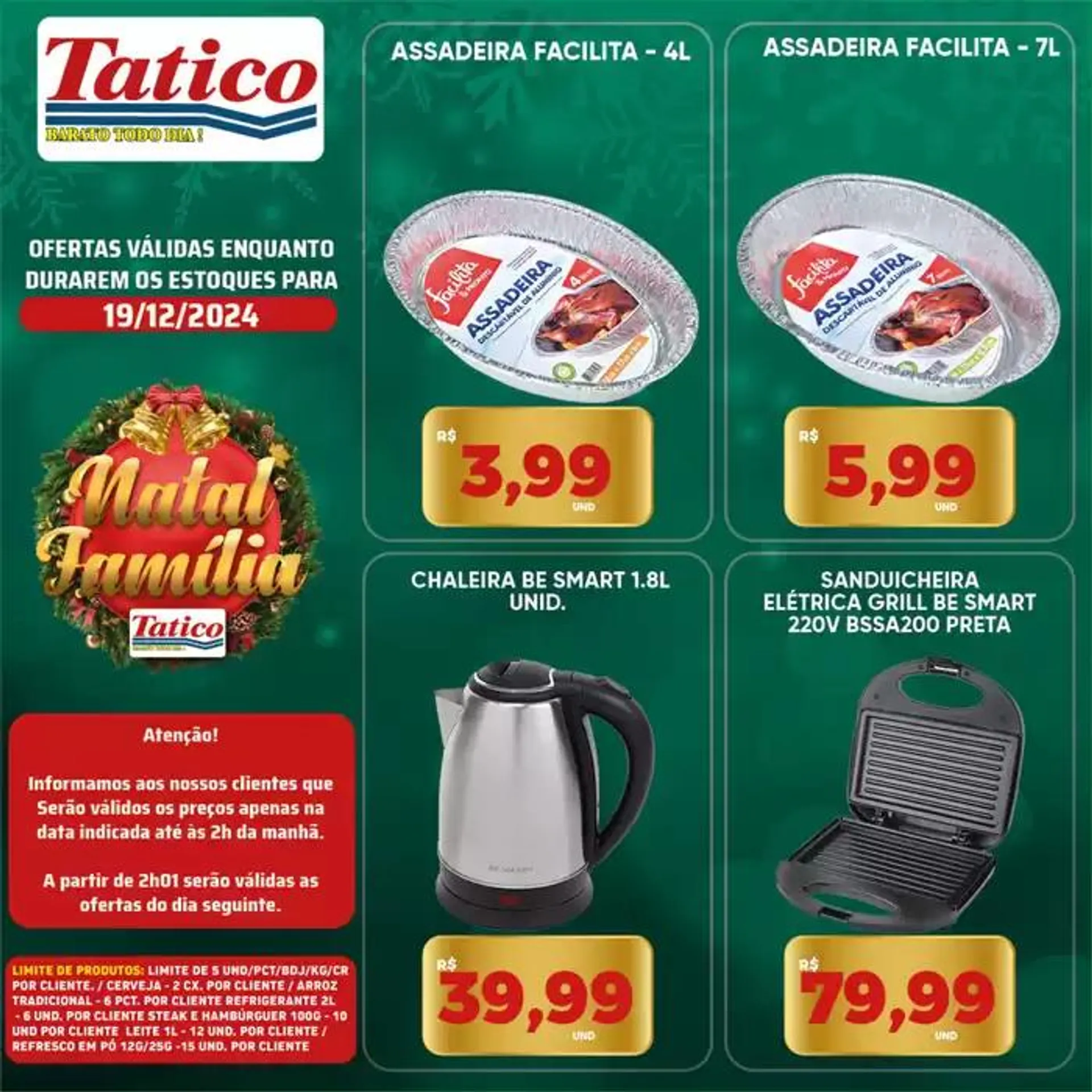 Encarte de Ofertas Tatico 19 de dezembro até 22 de dezembro 2024 - Pagina 27