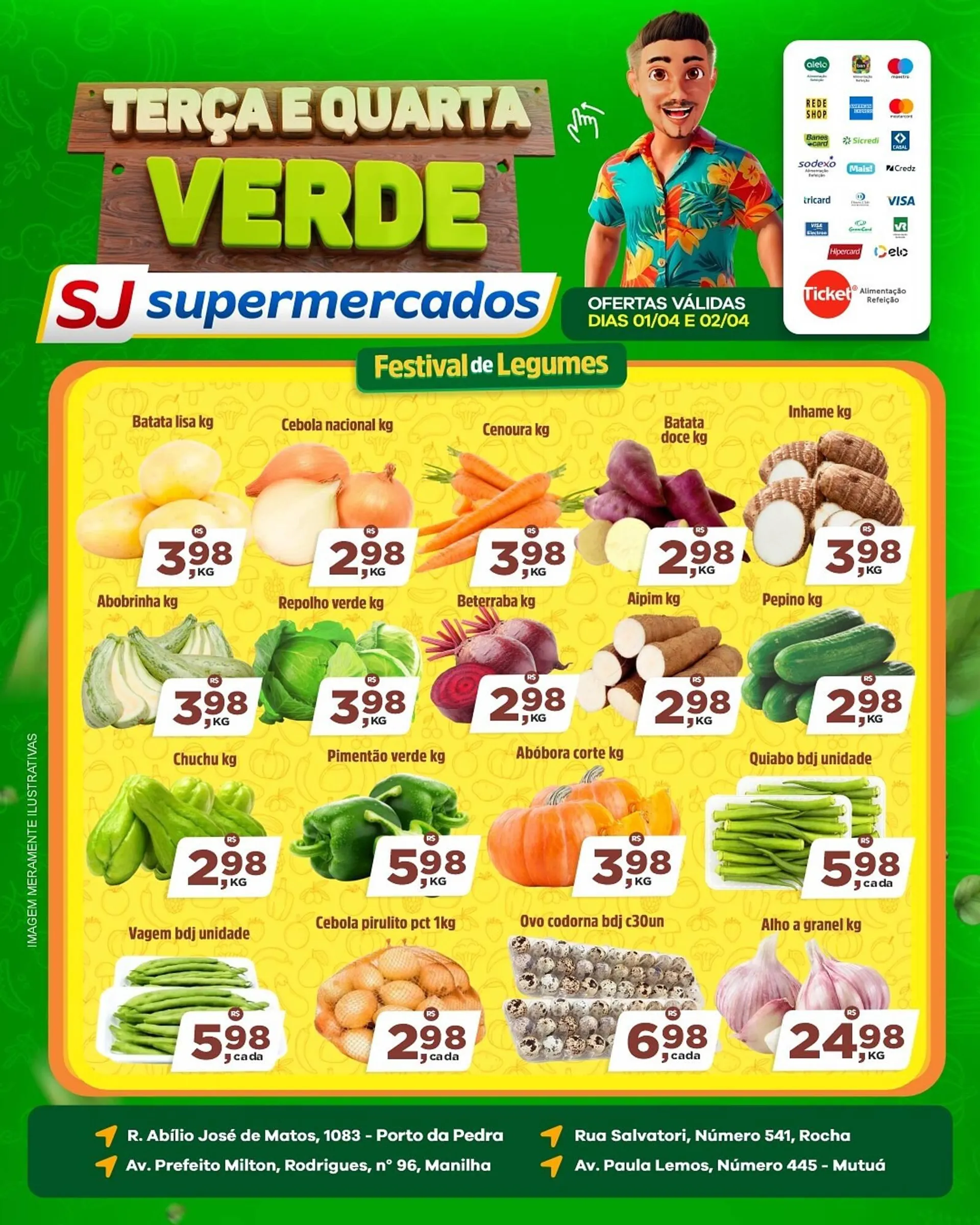 Encarte de Catálogo Sj Supermercados 1 de abril até 2 de abril 2025 - Pagina 3