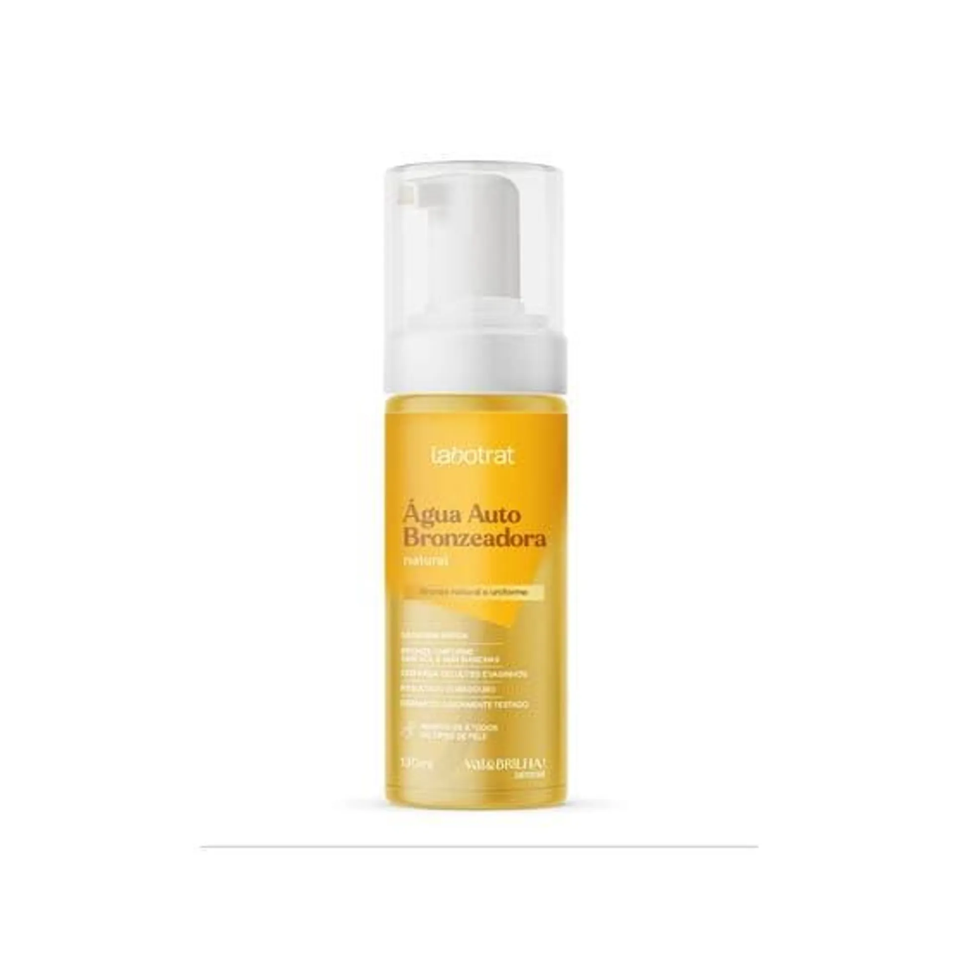 Água Autobronzeadora Labotrat Natural Vai E Brilha 130ml