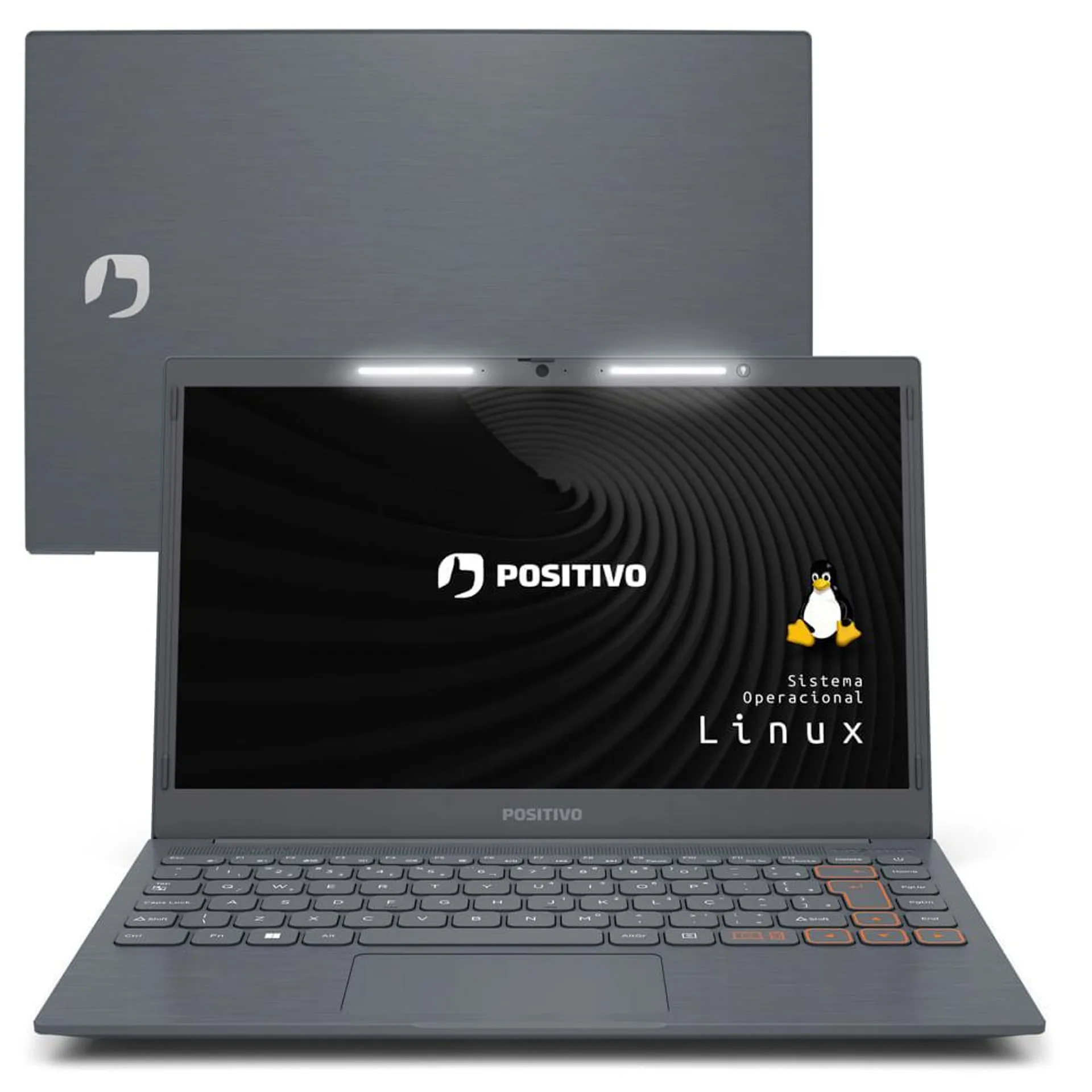 Notebook Positivo Vision C14 Lumina BAR Intel® Celeron® Dual Core™ Linux 8GB 240GB SSD 14” HD – Cinza