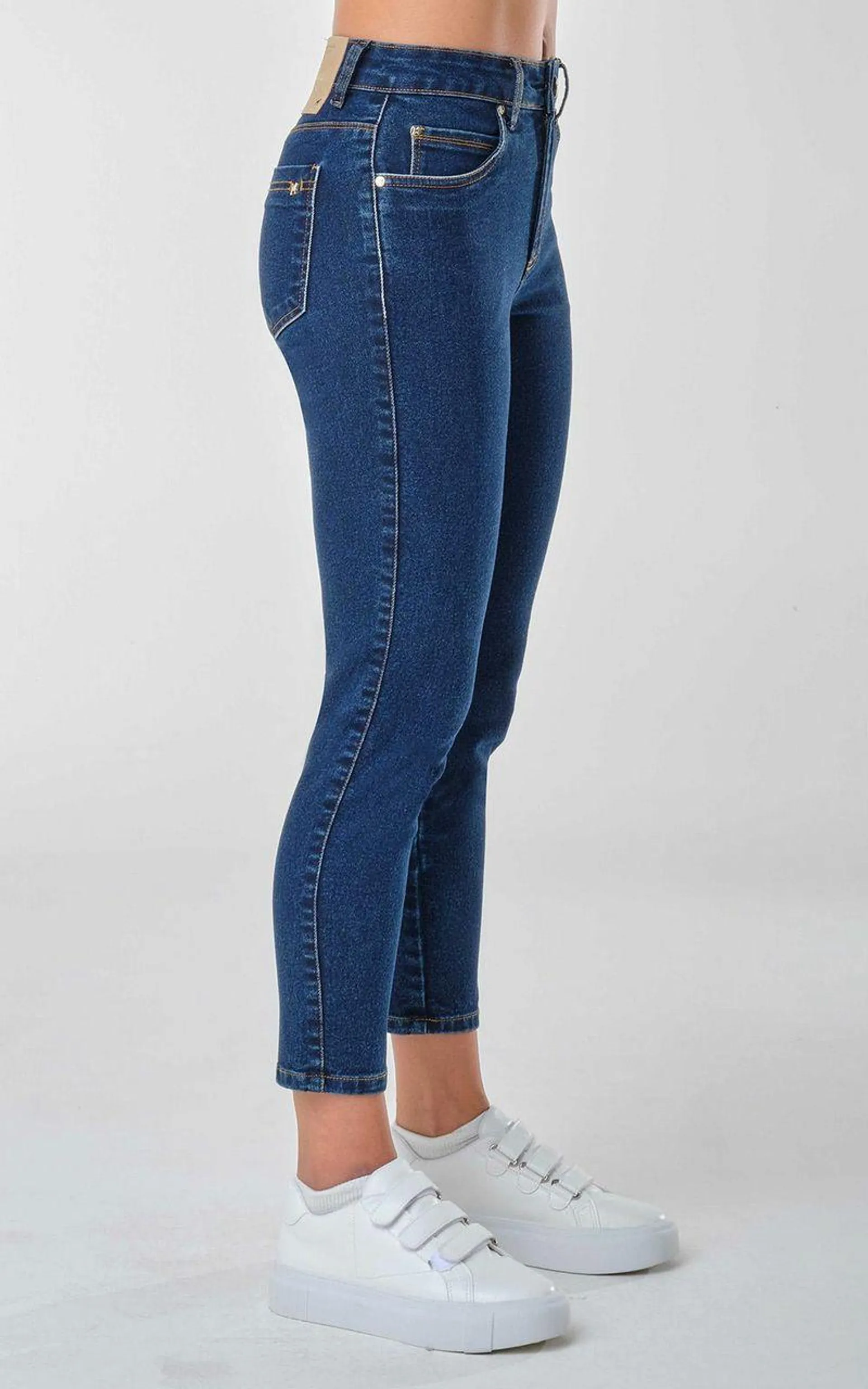 Calça Jeans Cropped Feminino - INDIGO