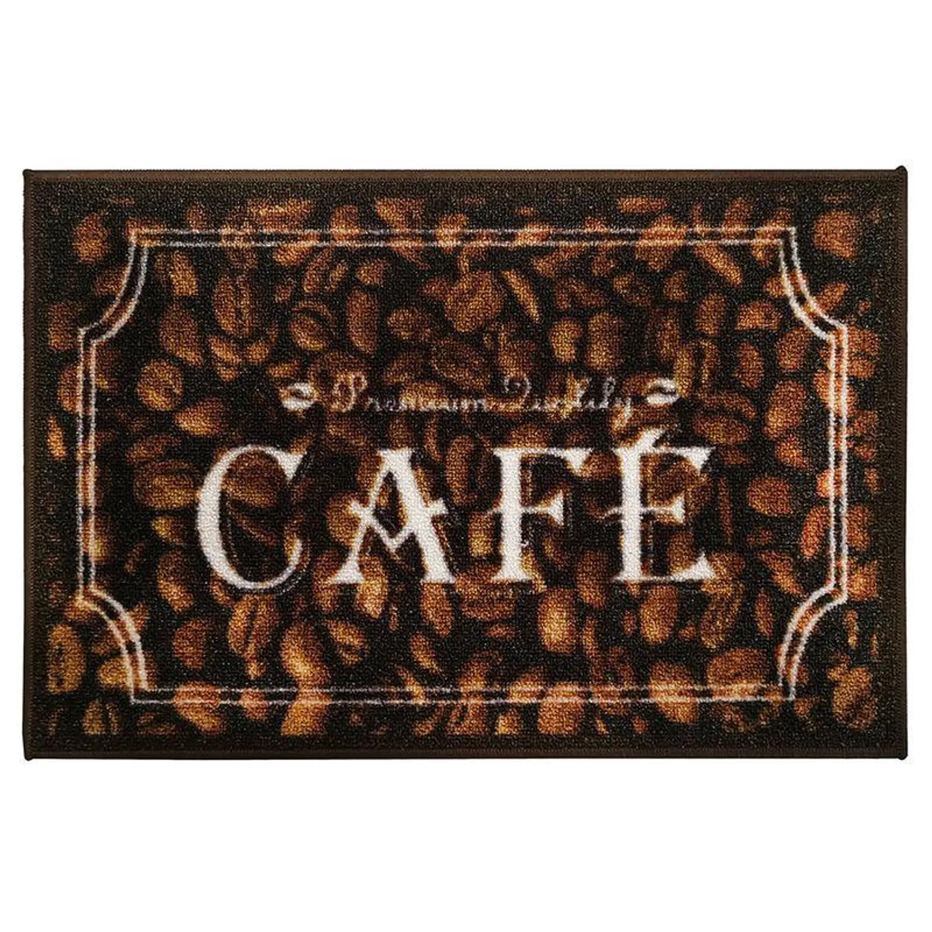 Capacho Retangular Clean 40x60cm Café - Edantex