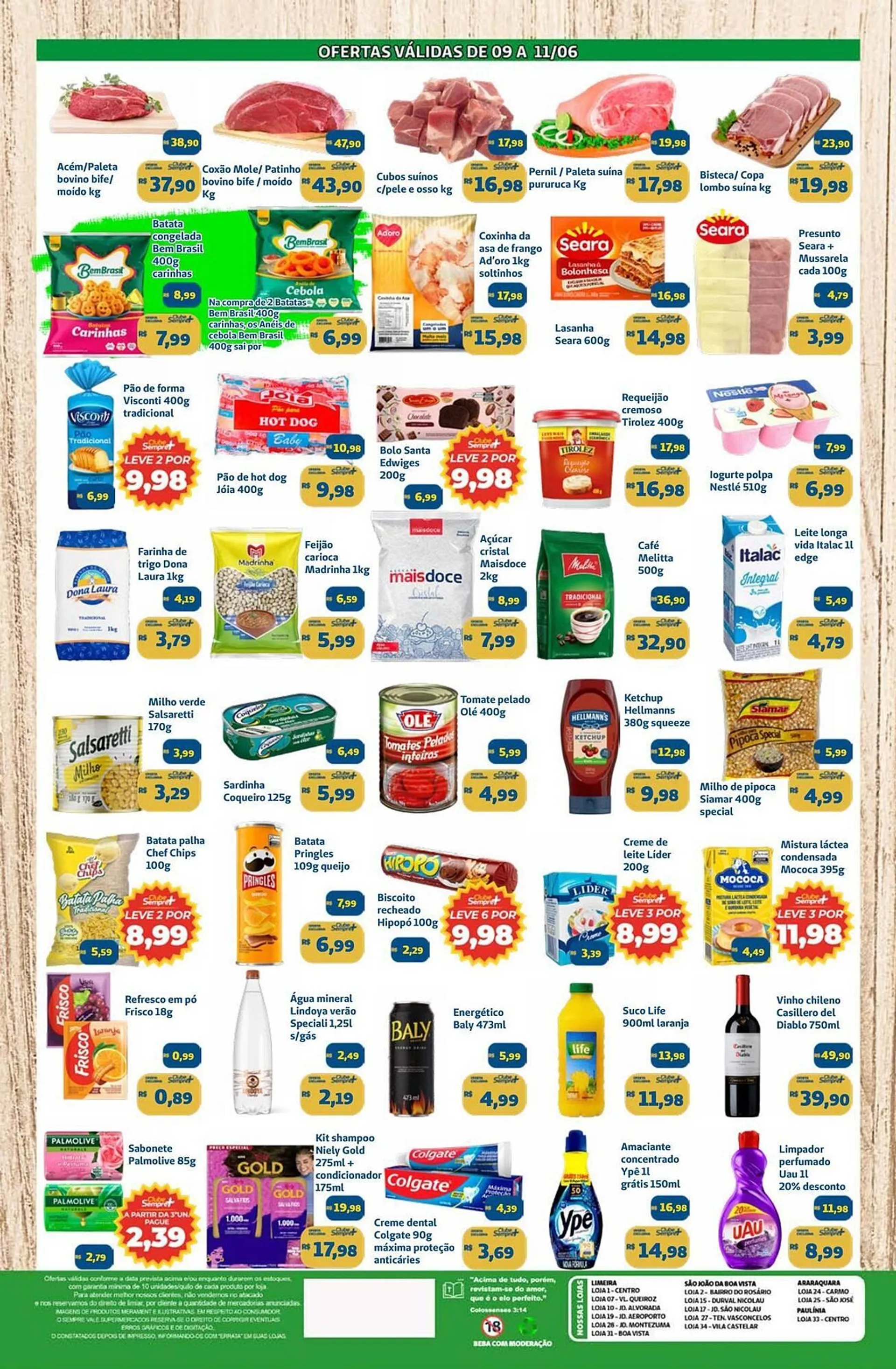 Encarte de Catálogo Sempre Vale Supermercados 9 de junho até 11 de junho 2025 - Pagina 2