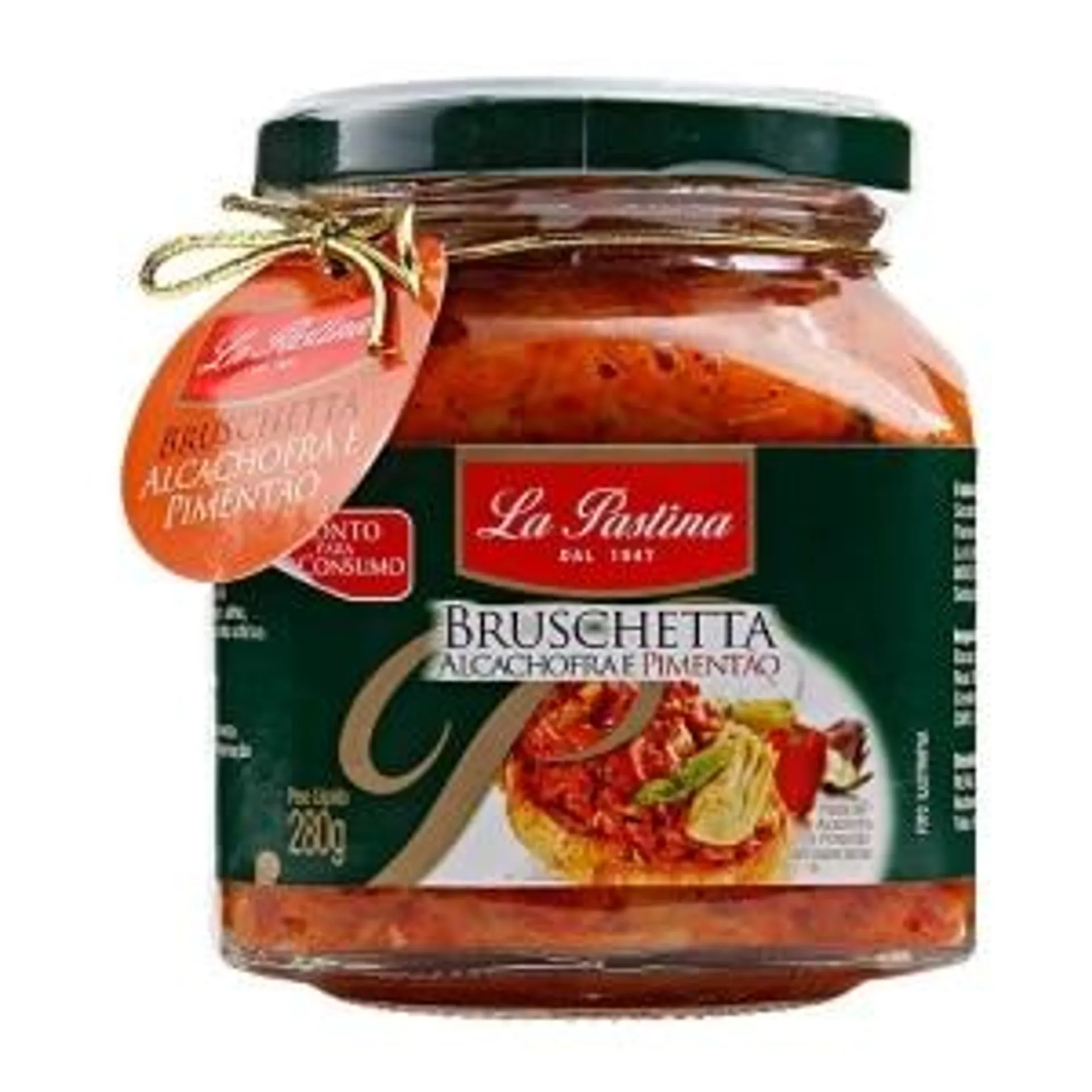 Bruschetta de Alcachofra e Pimentão La Pastina 280g