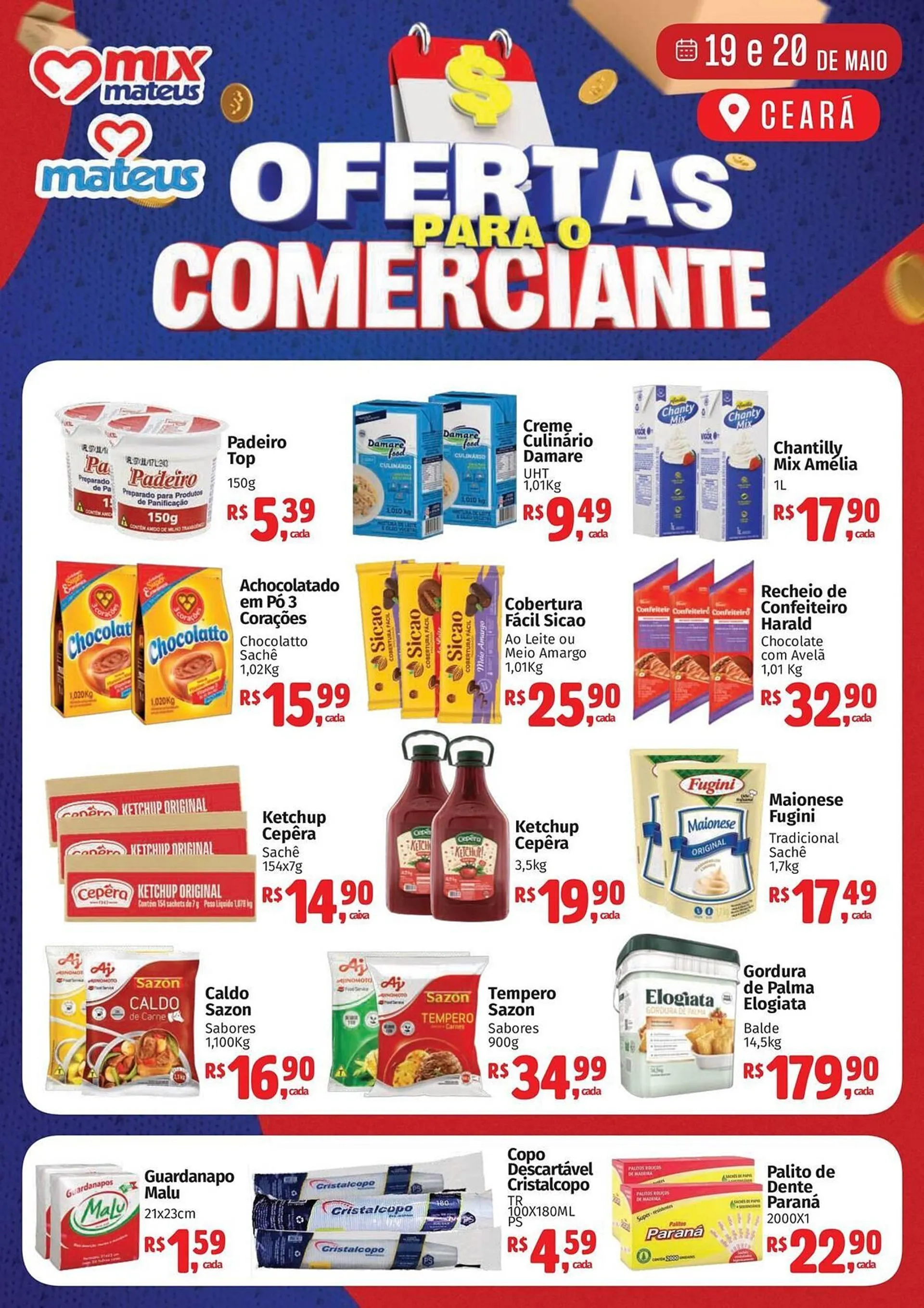 Encarte de Catálogo Supermercados Mateus 19 de maio até 20 de maio 2025 - Pagina 1