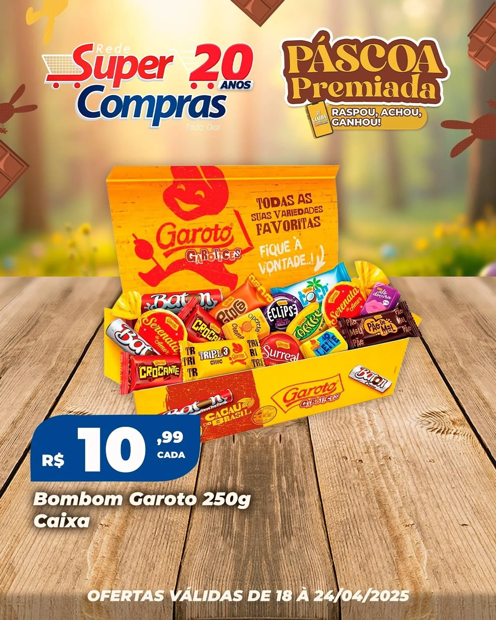 Encarte de Catálogo Rede Super Compras 19 de abril até 24 de abril 2025 - Pagina 1