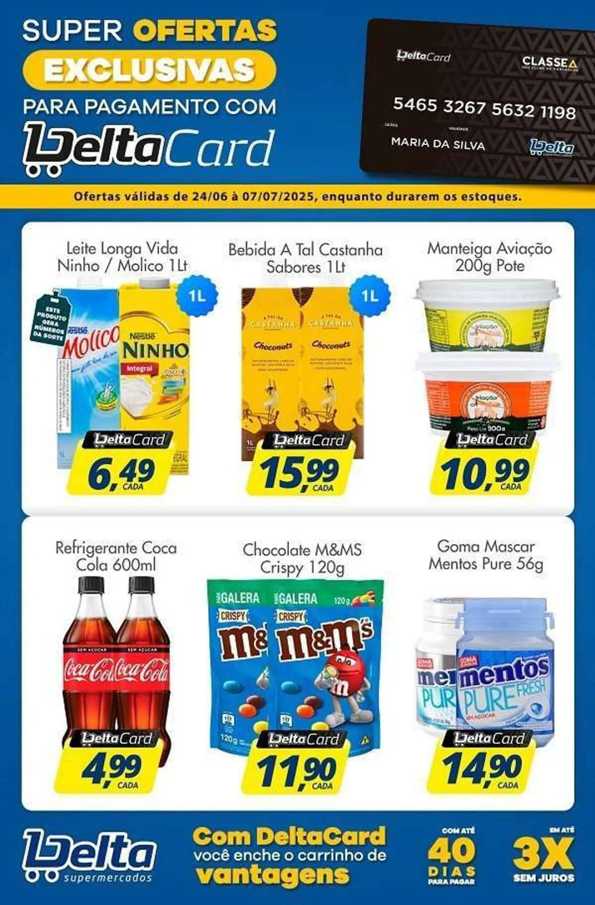 Encarte de Catálogo Delta Supermercados 24 de junho até 7 de julho 2025 - Pagina 1
