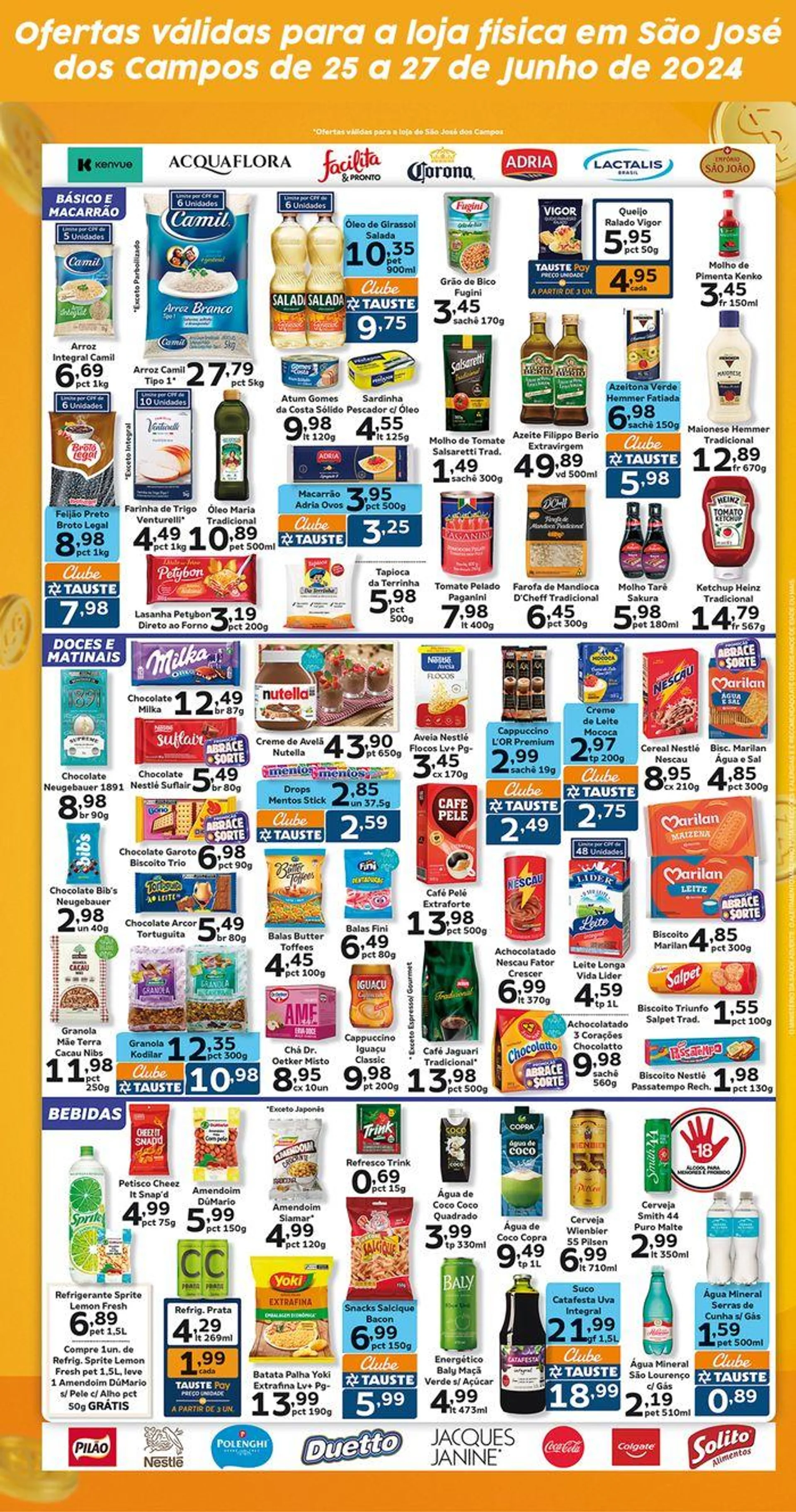 Encarte de Ofertas Tauste São José dos Campos 25 de junho até 27 de junho 2024 - Pagina 3