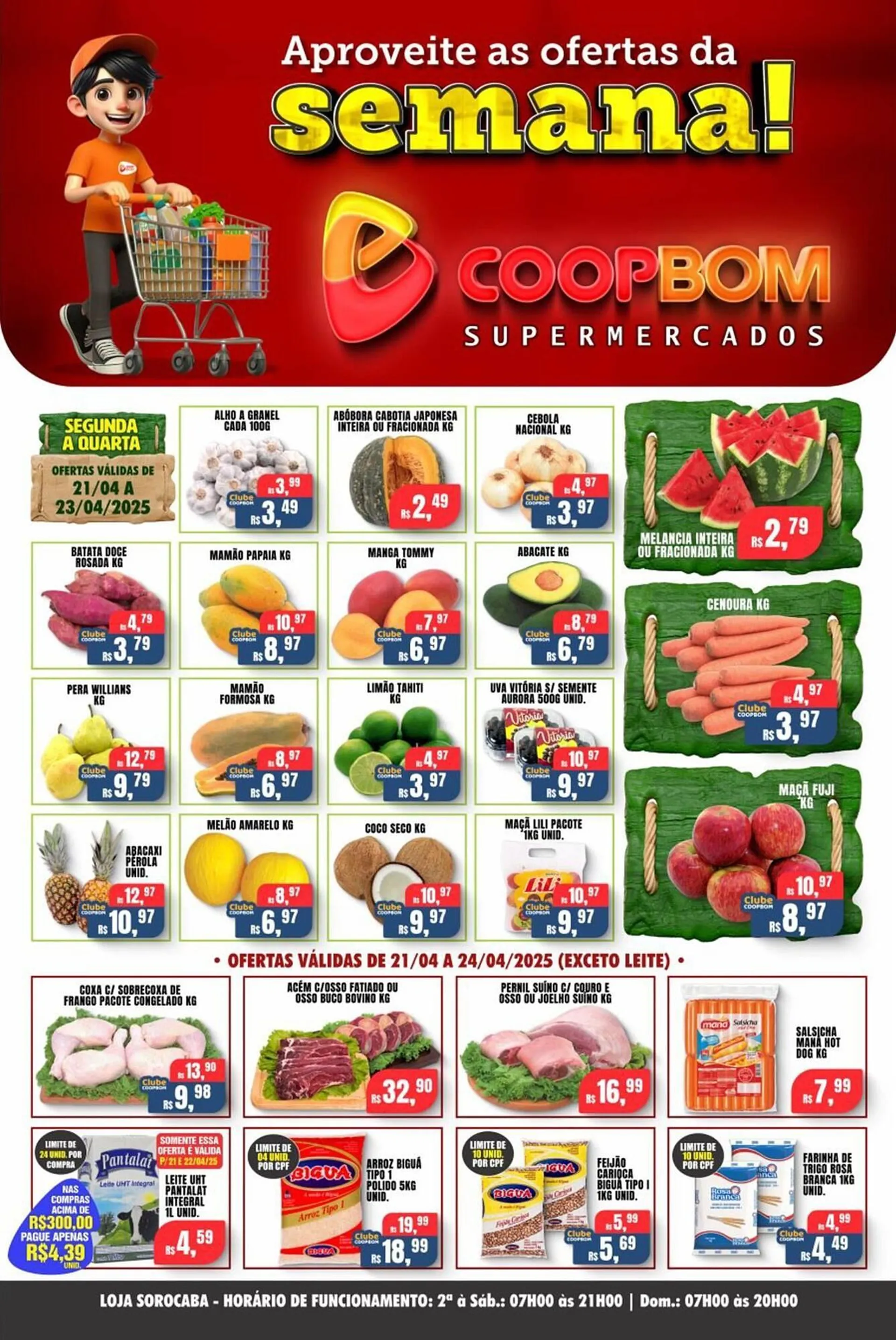 Encarte de Catálogo CoopBom 22 de abril até 24 de abril 2025 - Pagina 1
