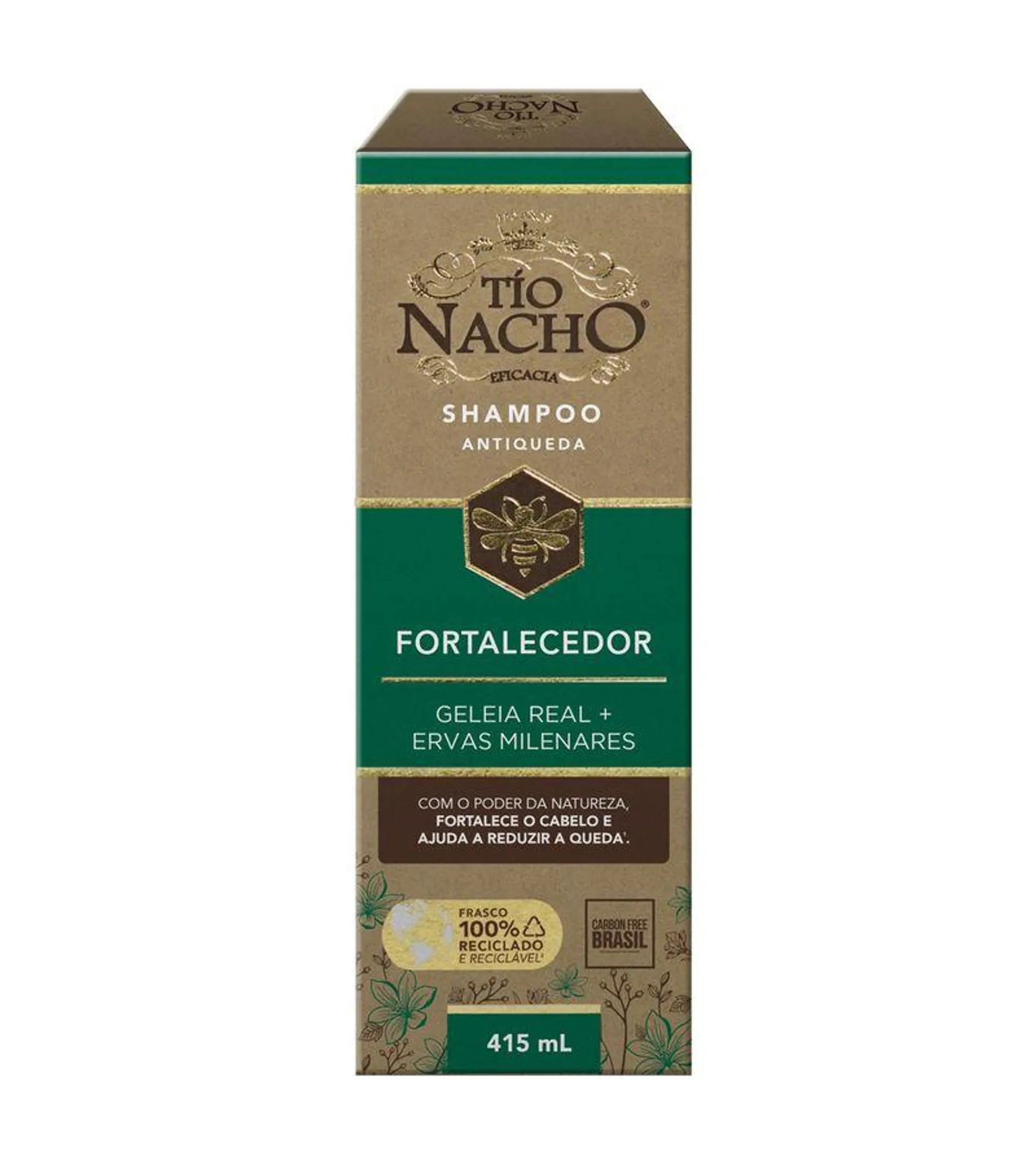 Shampoo Tio Nacho Antiqueda Ervas Milenares 415ml