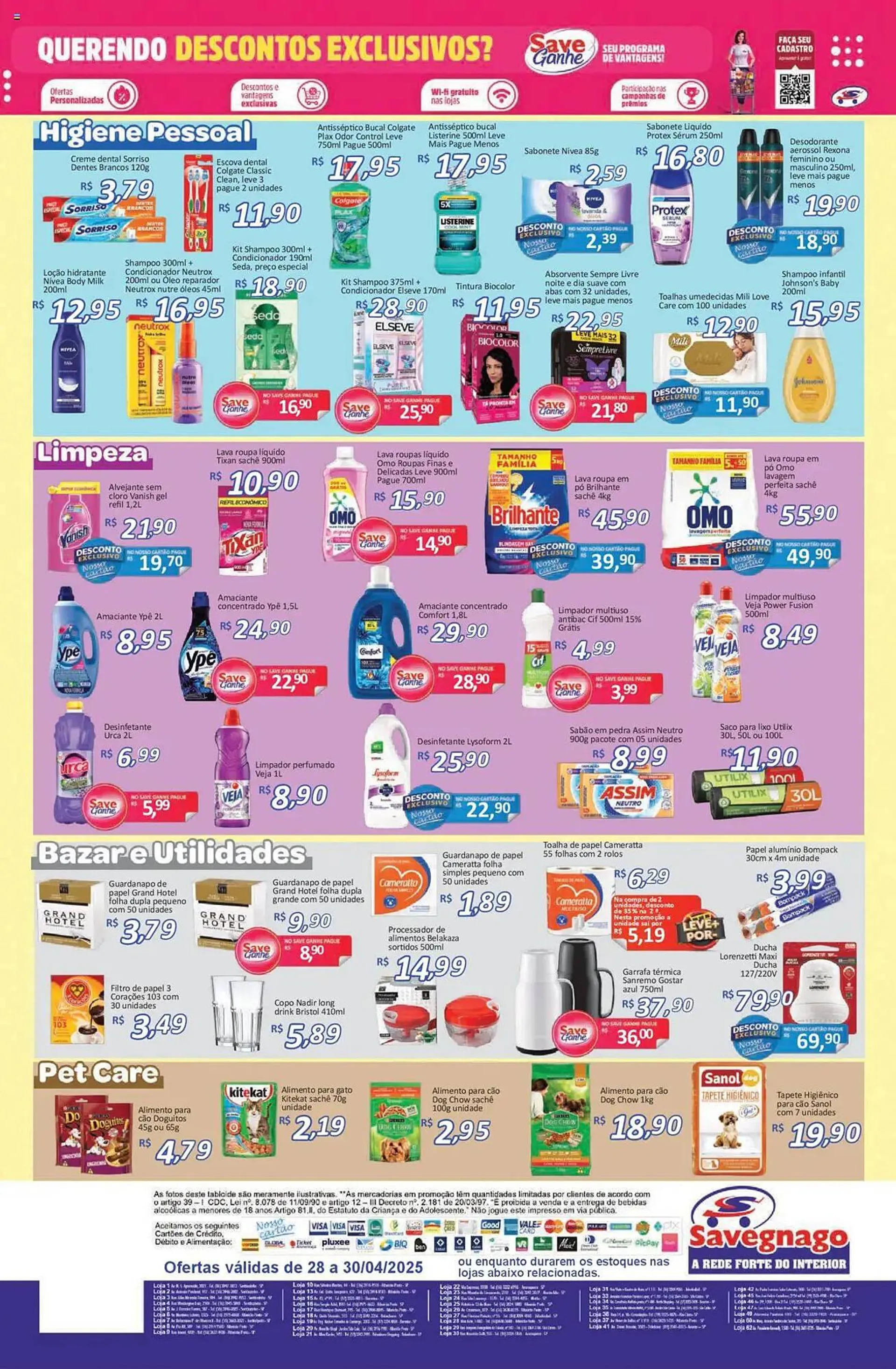 Encarte de Catálogo Supermercados Savegnago 28 de abril até 30 de abril 2025 - Pagina 4