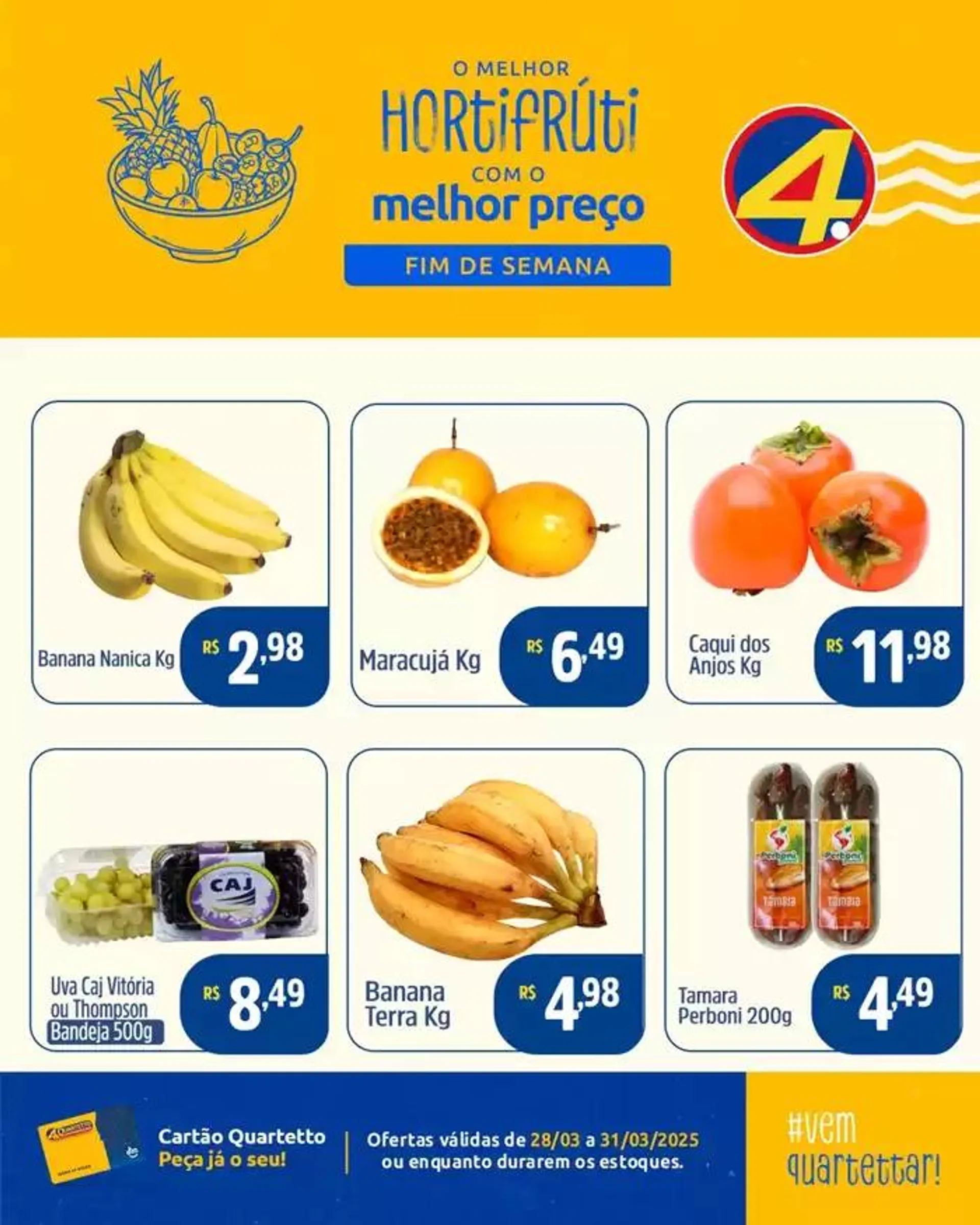 Encarte de Encarte Quartetto Supermercados 28 de março até 31 de março 2025 - Pagina 2