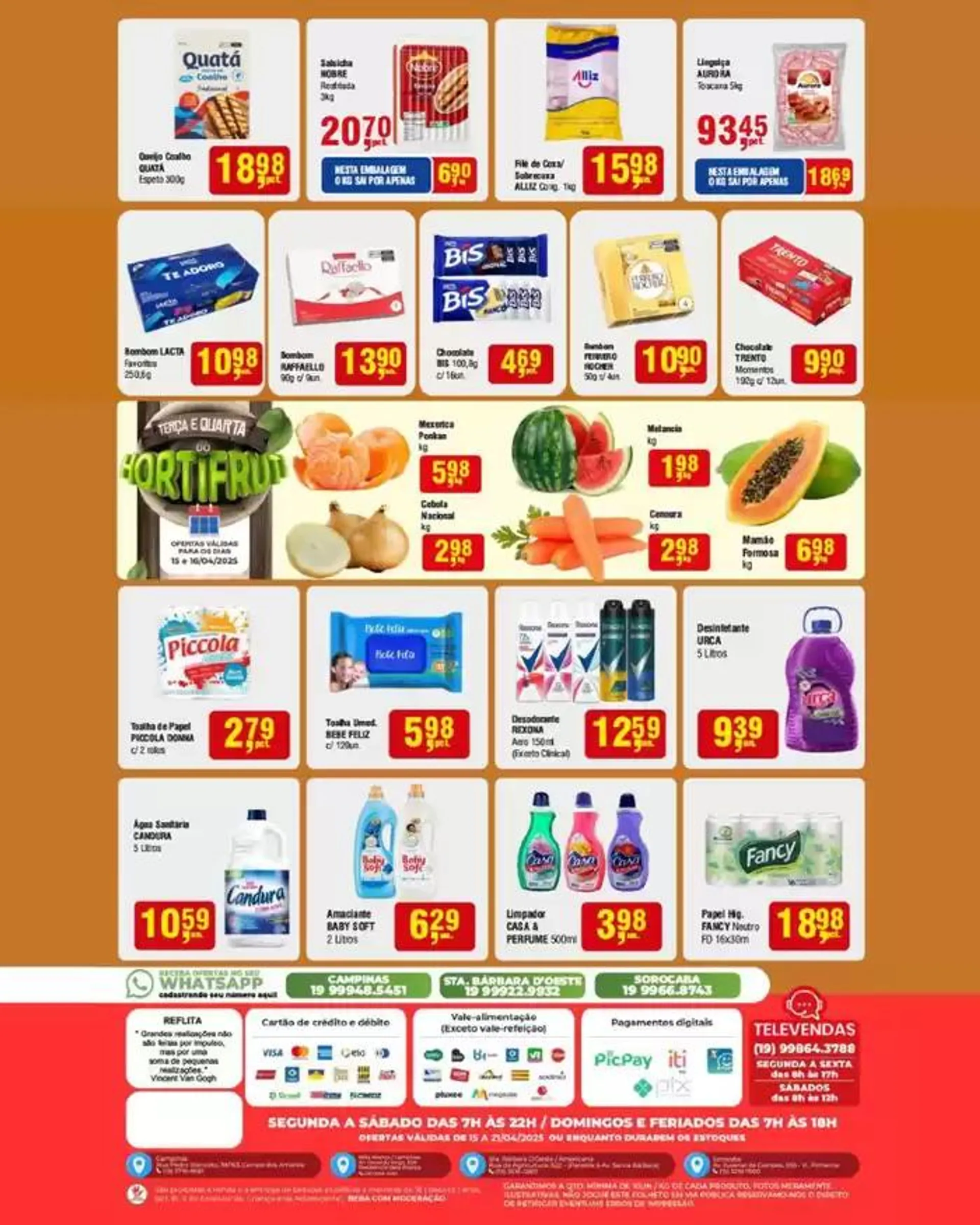 Promoções especiais em andamento - 1