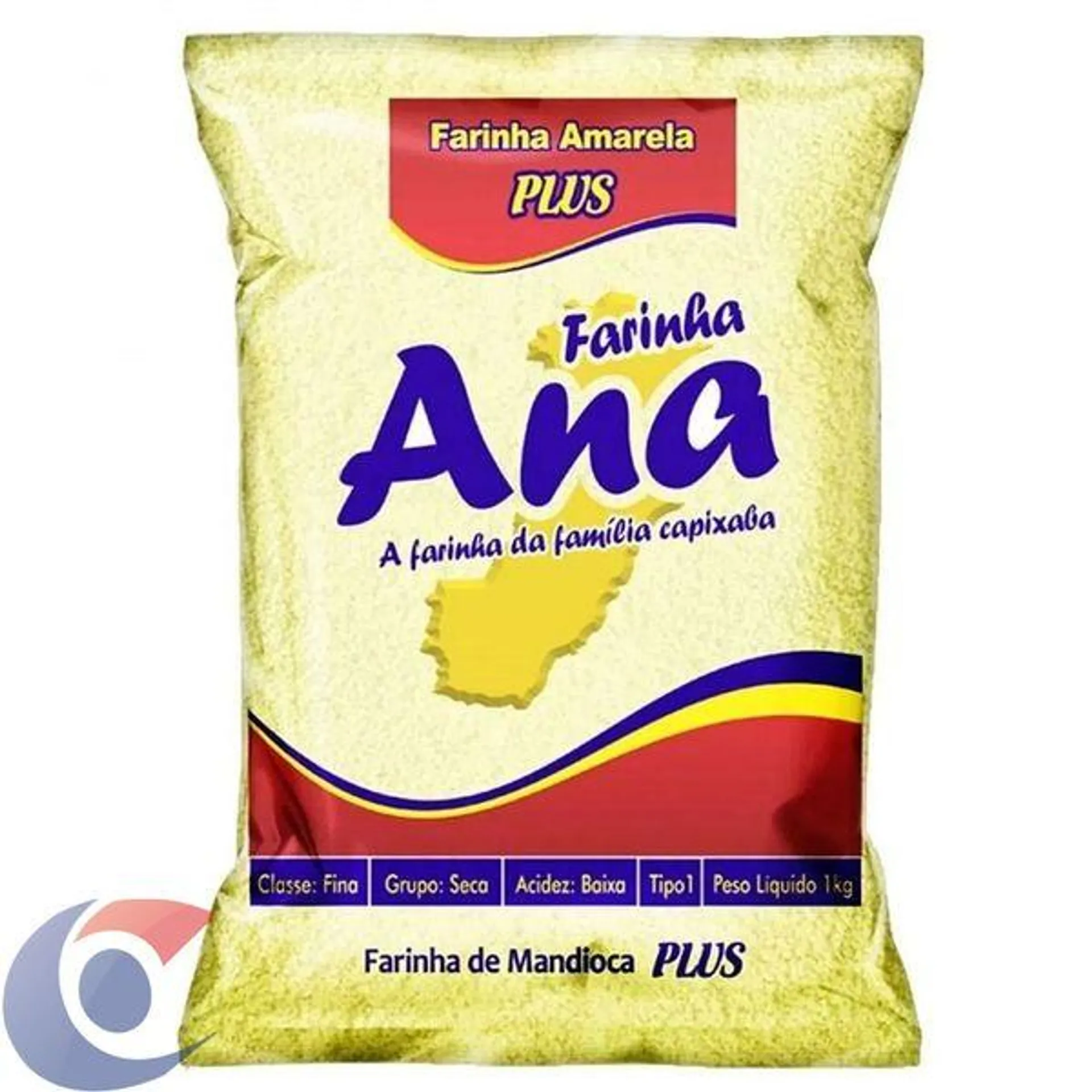 Farinha De Mandioca Amarela Tipo 1 Ana 1kg