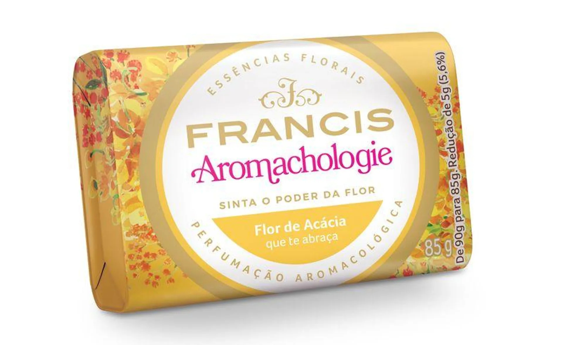 Sabonete Barra Francis Suave Amarelo Flor de Acácia 85g