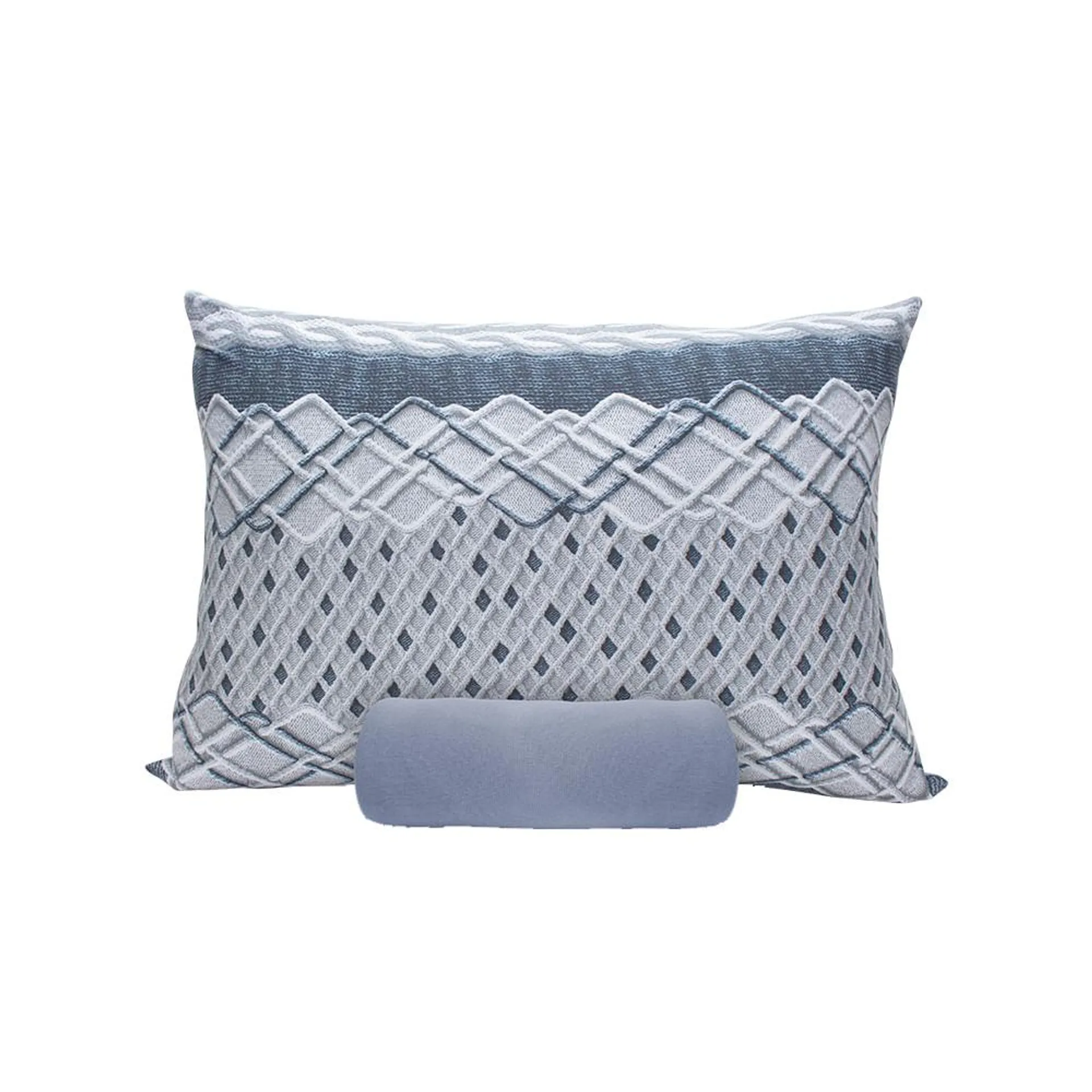 Jogo Cama Solteiro Doce Vida Guadalajara Azul Jeans 30cm 2 Peças Plus 0310308AZJ - Portallar
