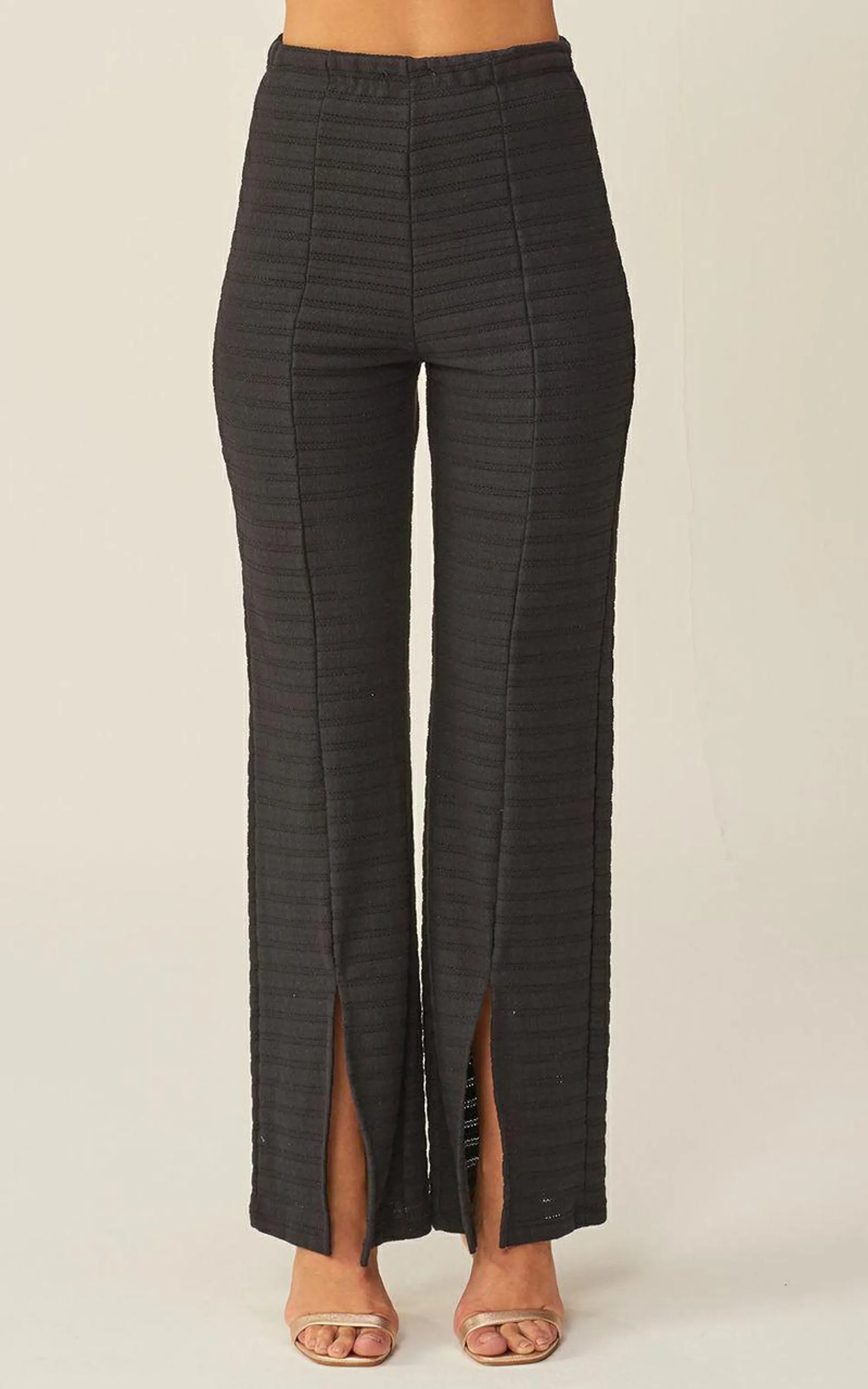 Calça Trico Feminina - PRETO