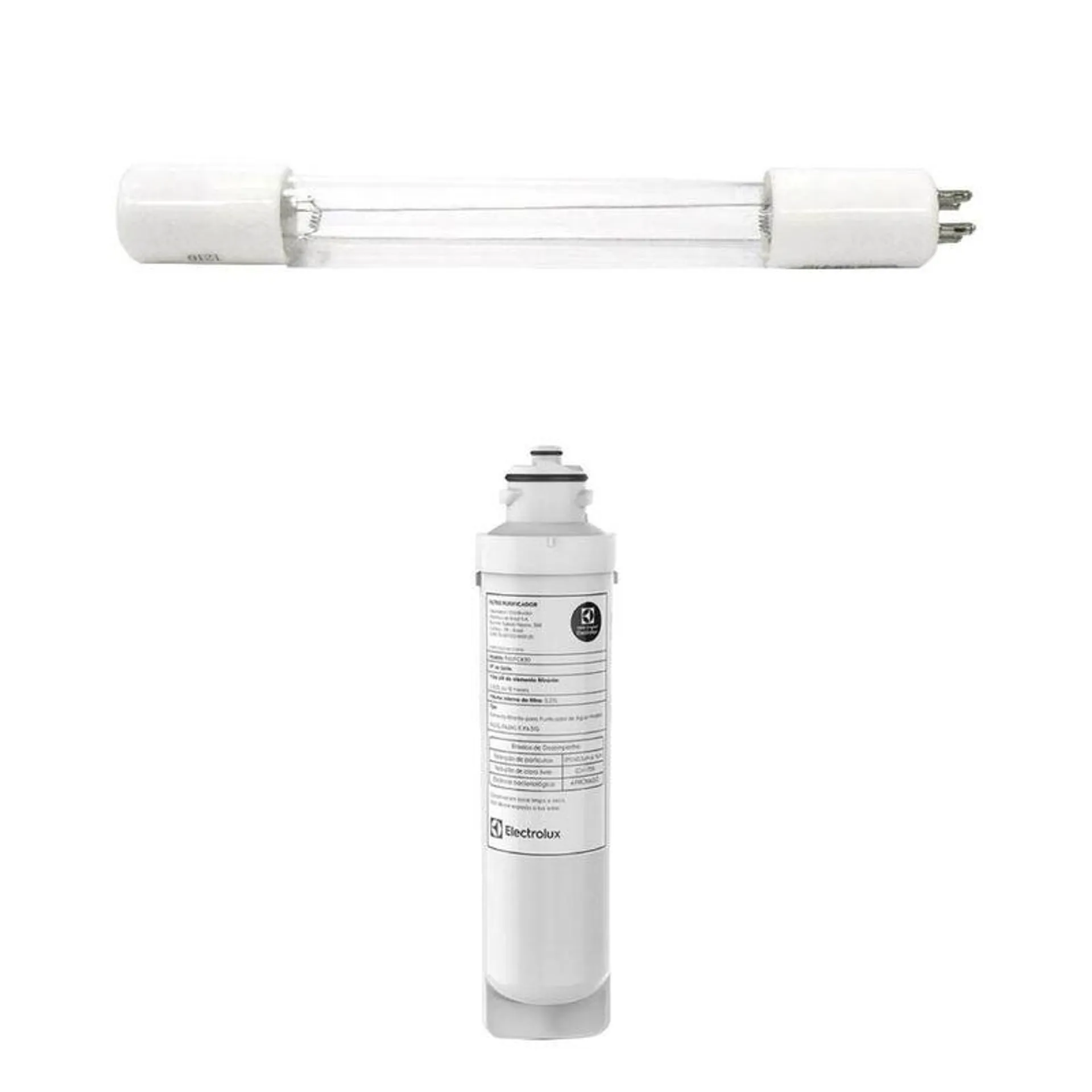 Kit Lâmpada UV para Purificador PA30G e PA31G + Filtro/Refil Original para Purificador de Água PA21G / PA26G / PA31G – Electrolux