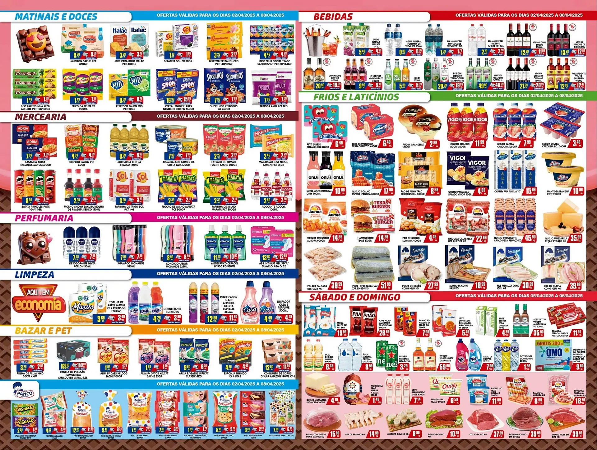 Encarte de Catálogo Higa's Supermercado 2 de abril até 8 de abril 2025 - Pagina 2