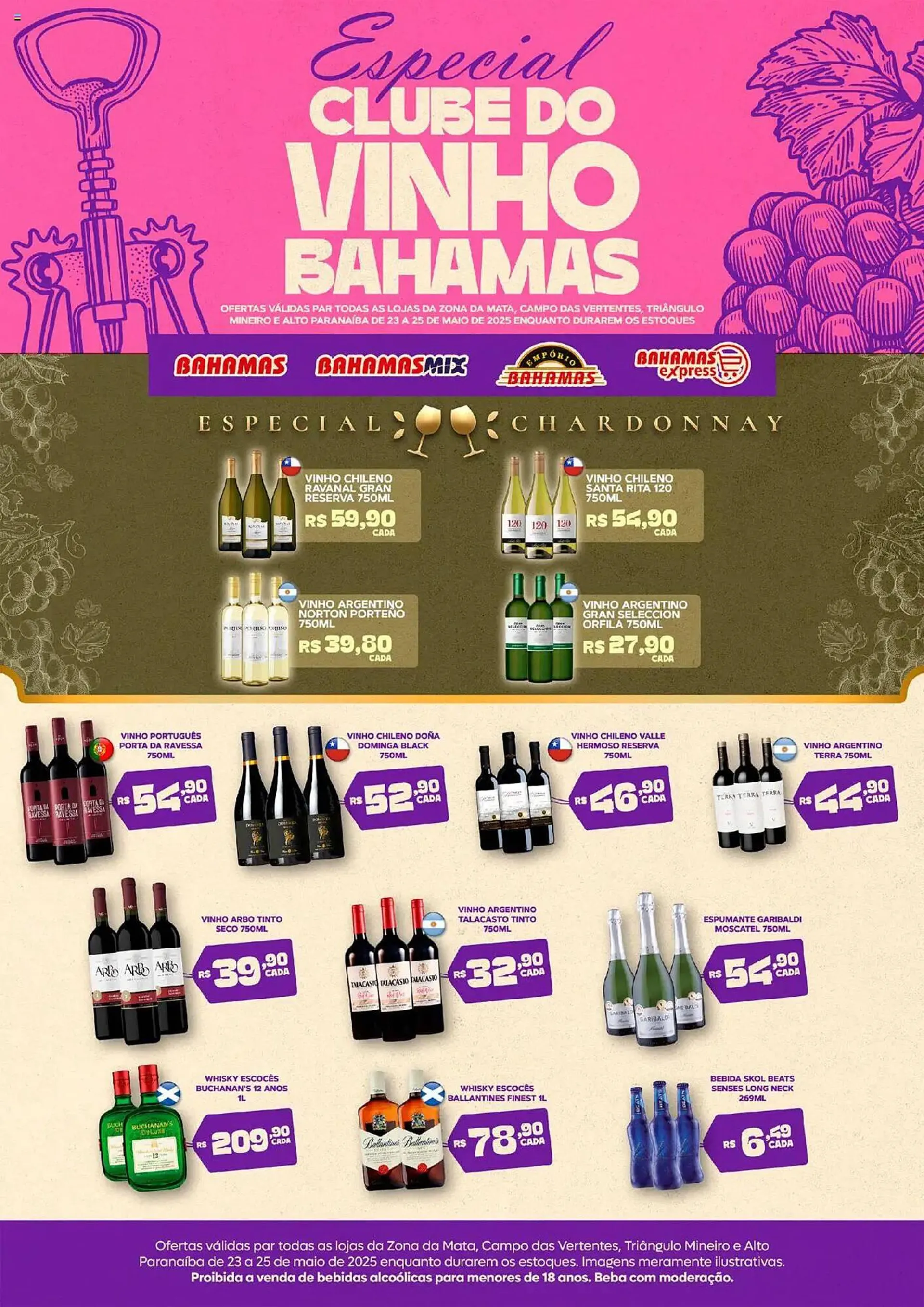 Encarte de Catálogo Bahamas Supermercados 23 de maio até 26 de maio 2025 - Pagina 1
