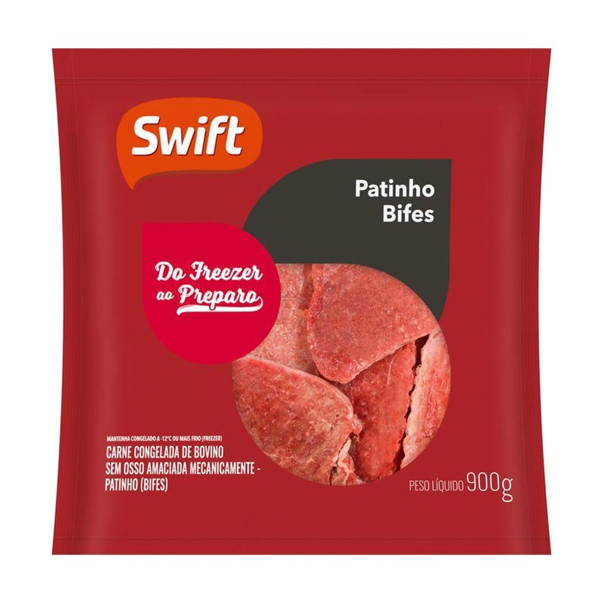 Bifes Patinho Swift Congelado 900g