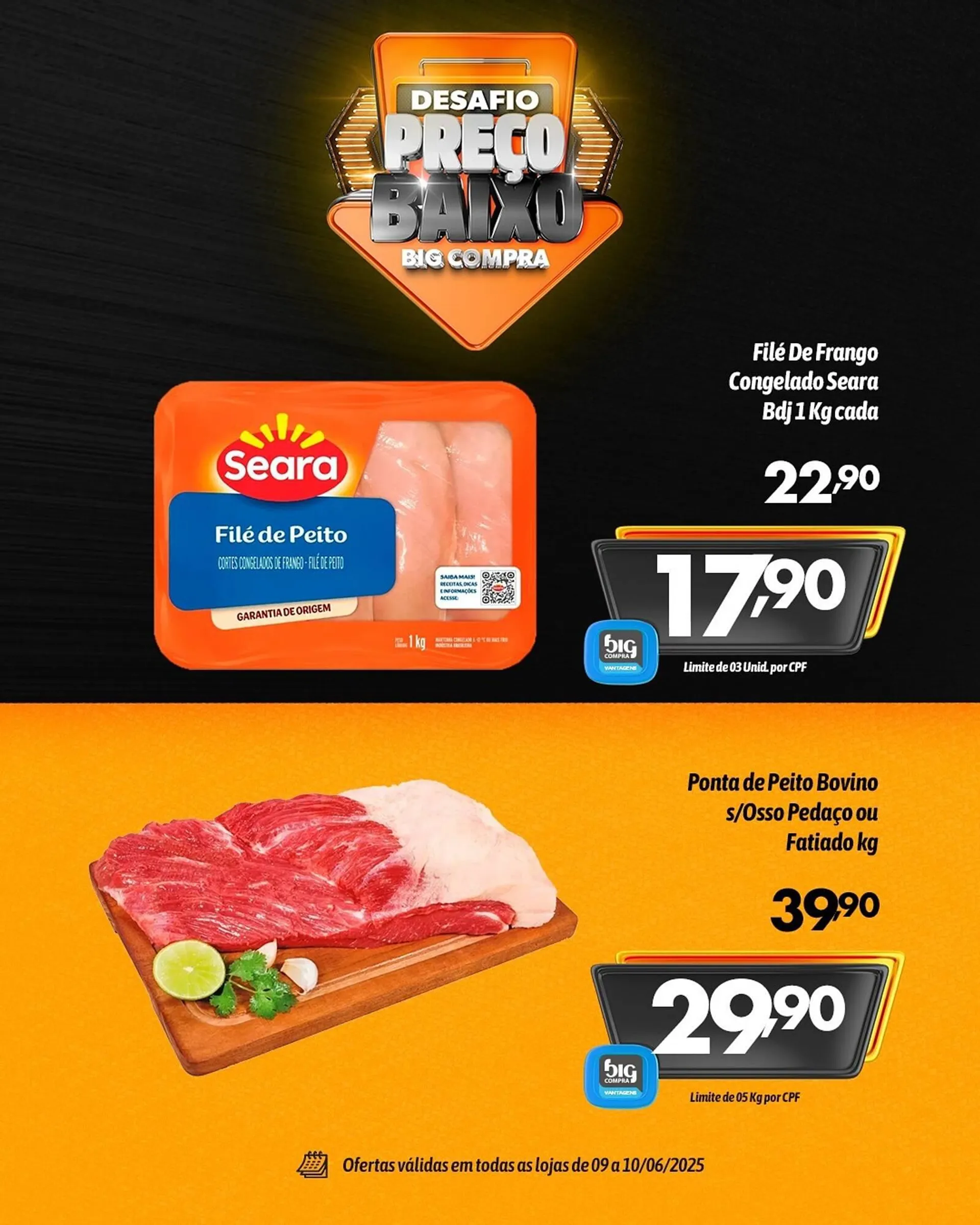 Encarte de Catálogo Supermercados Big Compra 9 de junho até 10 de junho 2025 - Pagina 3