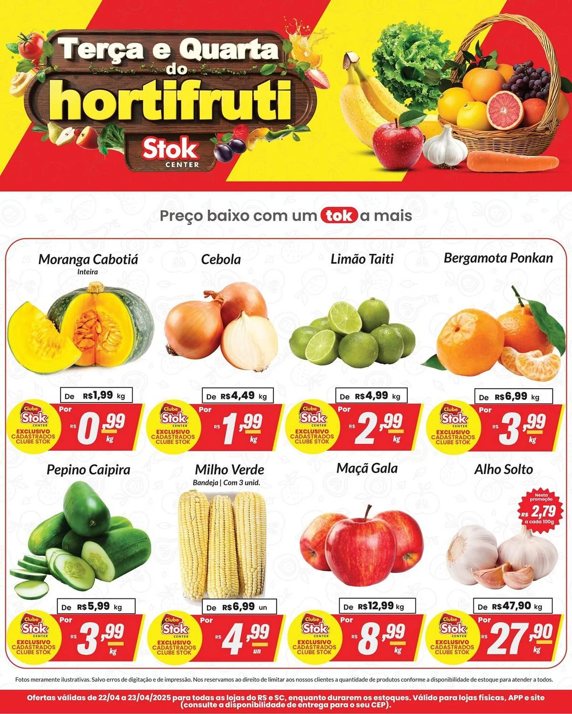 Encarte de Catálogo Stok Center 22 de abril até 25 de abril 2025 - Pagina 1