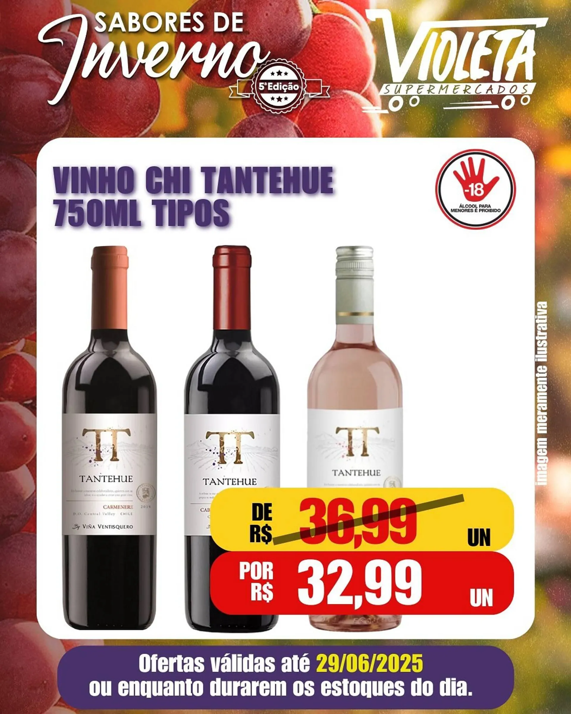 Encarte de Catálogo Violeta Supermercados 9 de junho até 29 de junho 2025 - Pagina 5