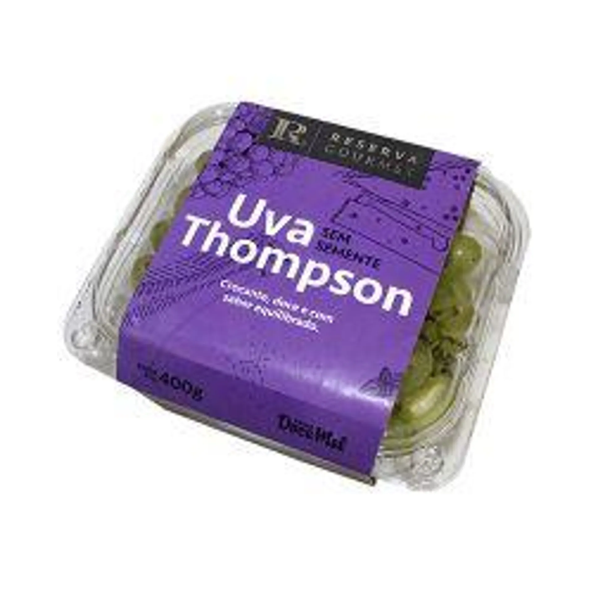 Uva Thompson Gourmet Sem Semente Bandeja 400g