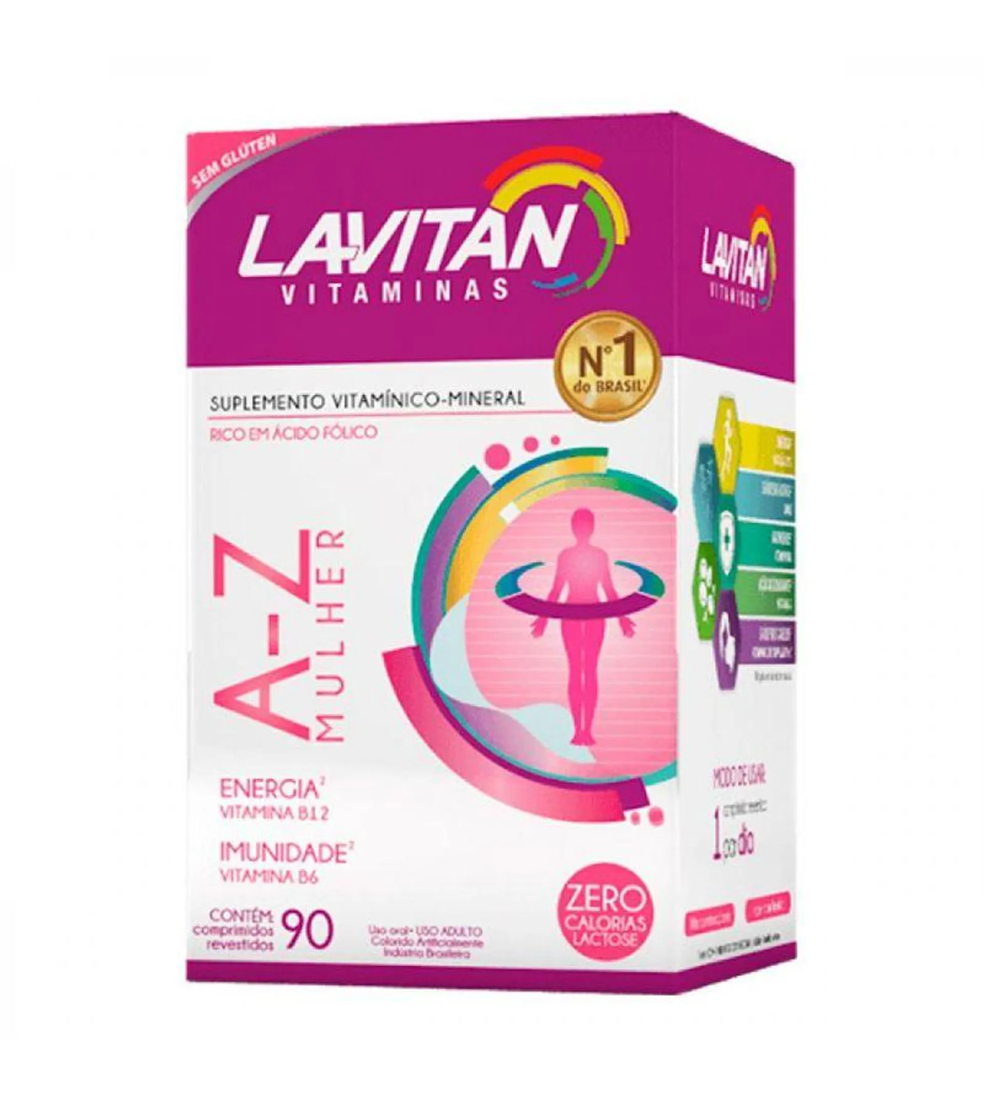 Lavitan Az Mais Mulher Com 90 Comprimidos