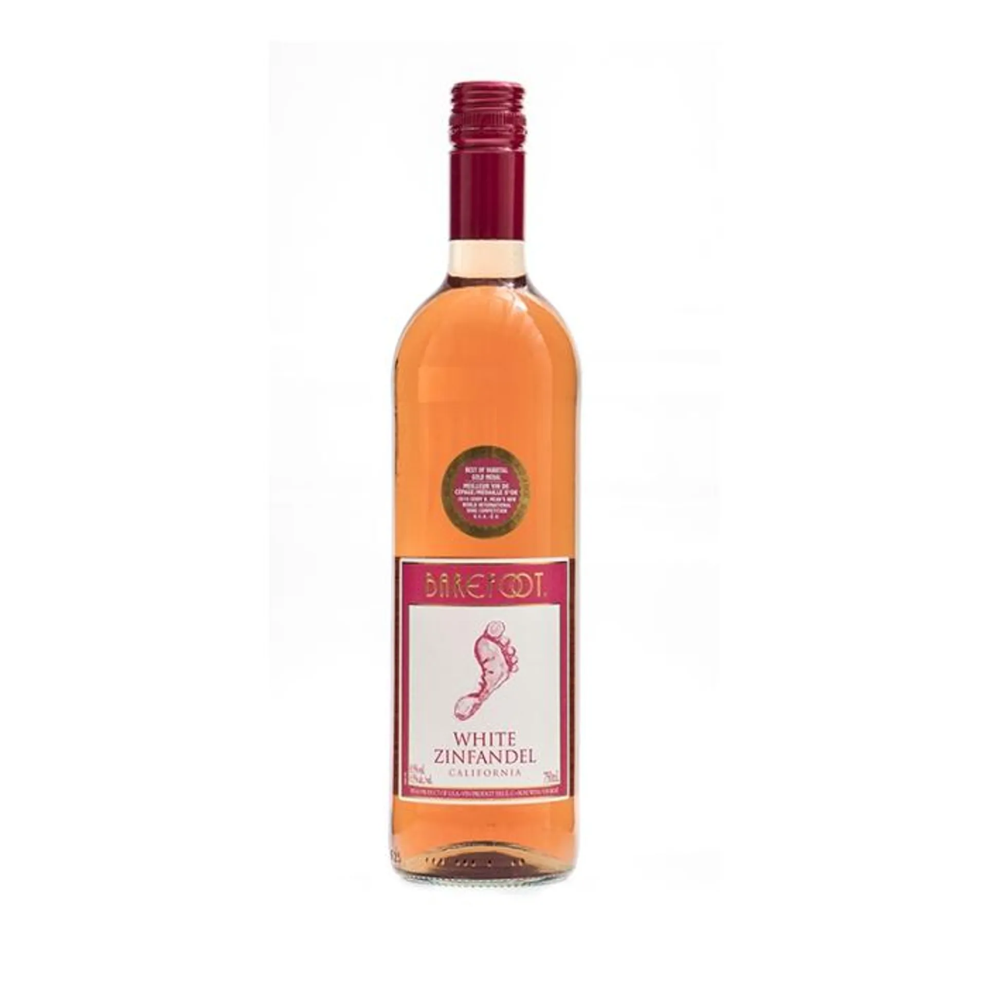 Vino Rosado White Zinfandel Barefoot 75 Cl