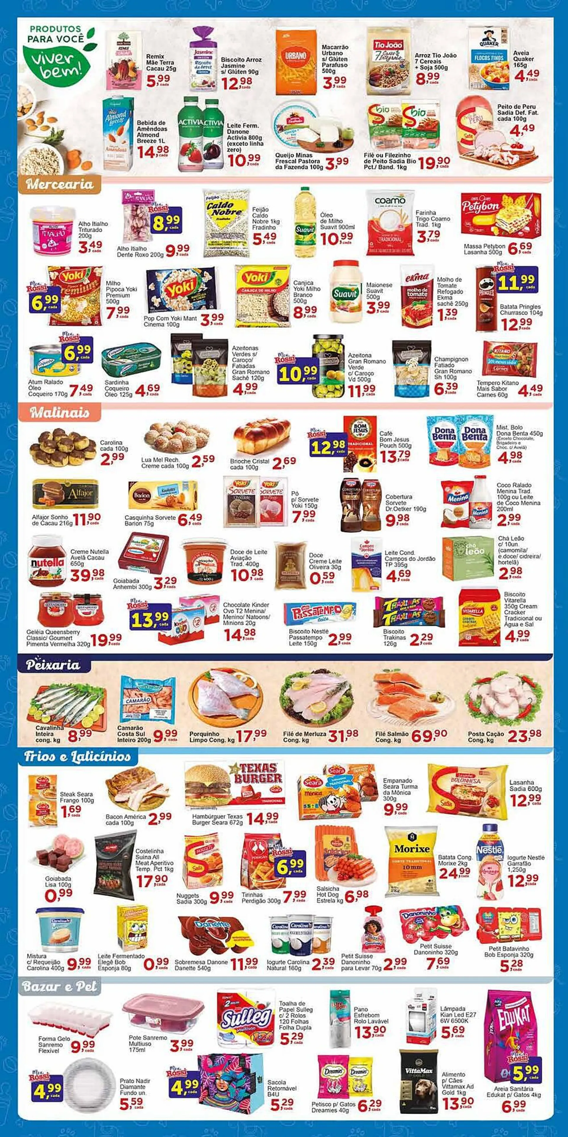 Encarte de Catálogo Rossi Supermercado 11 de outubro até 17 de outubro 2023 - Pagina 2