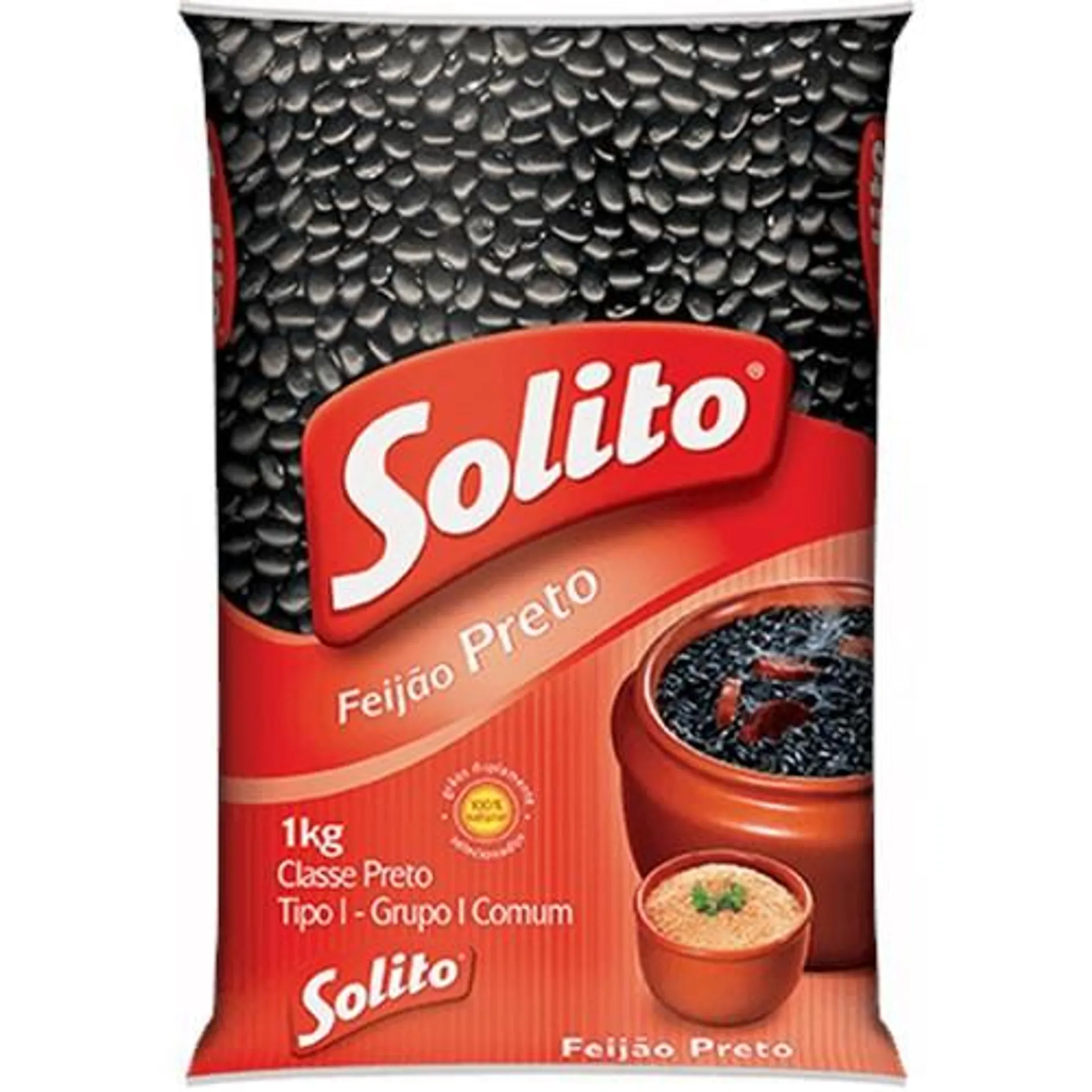 Feijão Preto Tipo 1 Solito 1kg