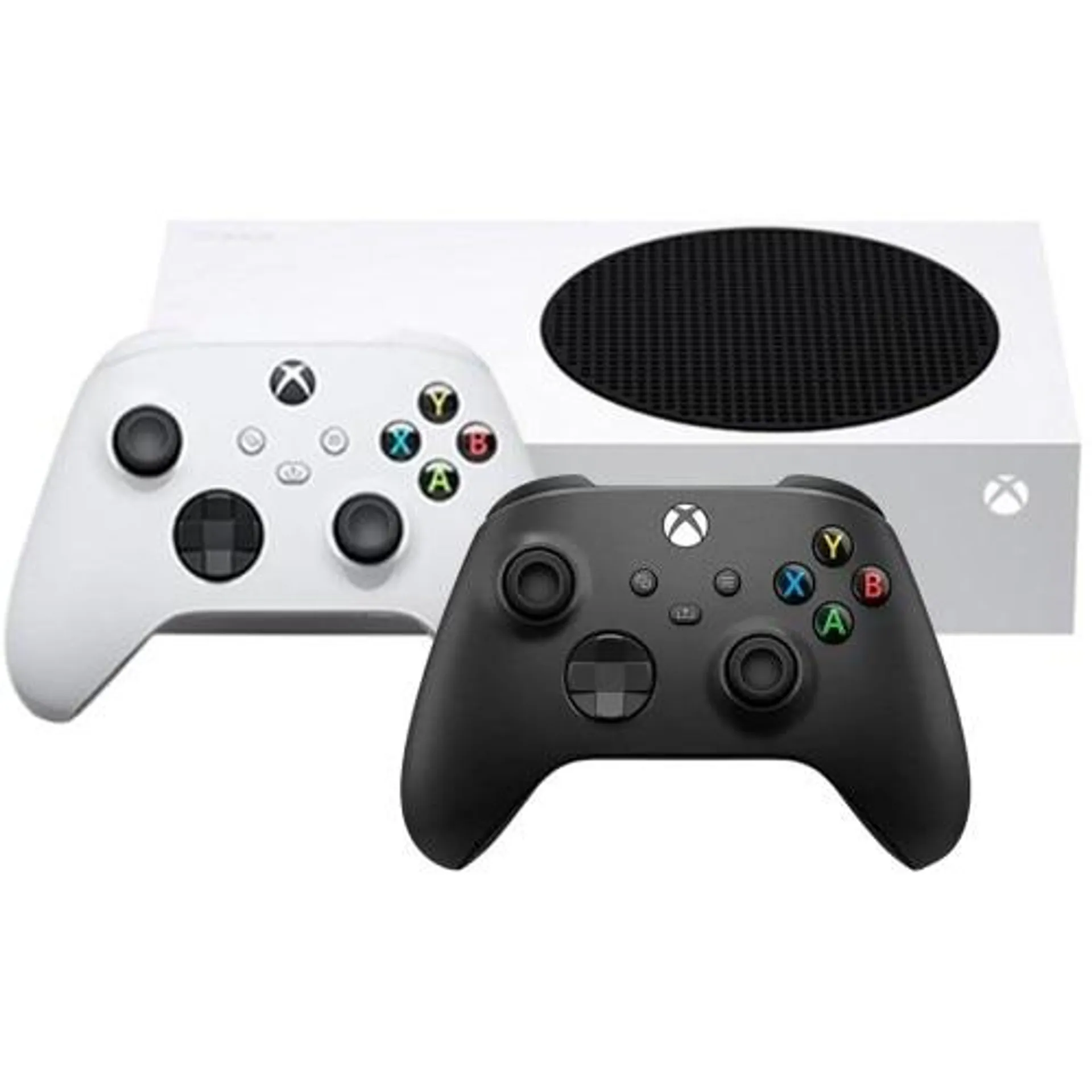 Console Xbox Series S com Controle Branco e Controle Xbox, Branco