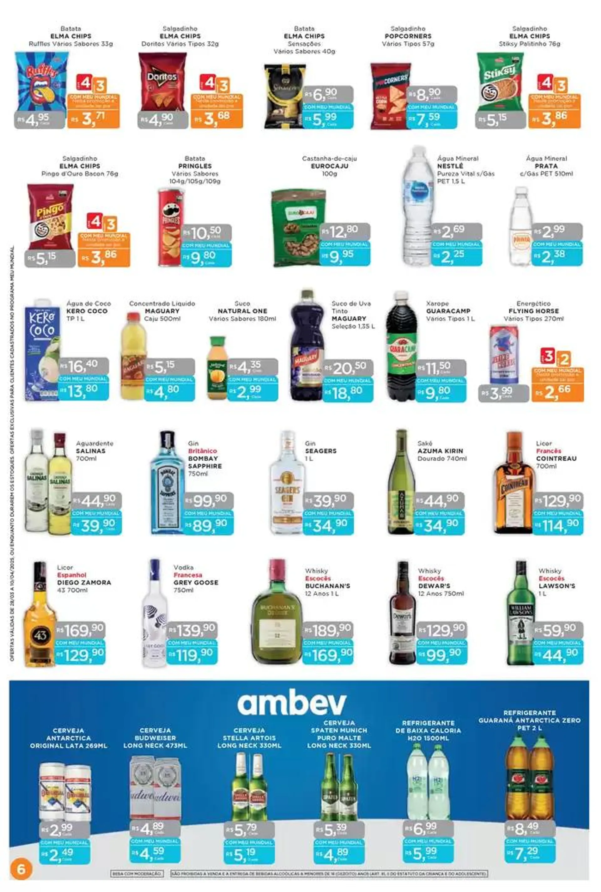 Encarte de Ofertas Supermercados Mundial 28 de março até 10 de abril 2025 - Pagina 6