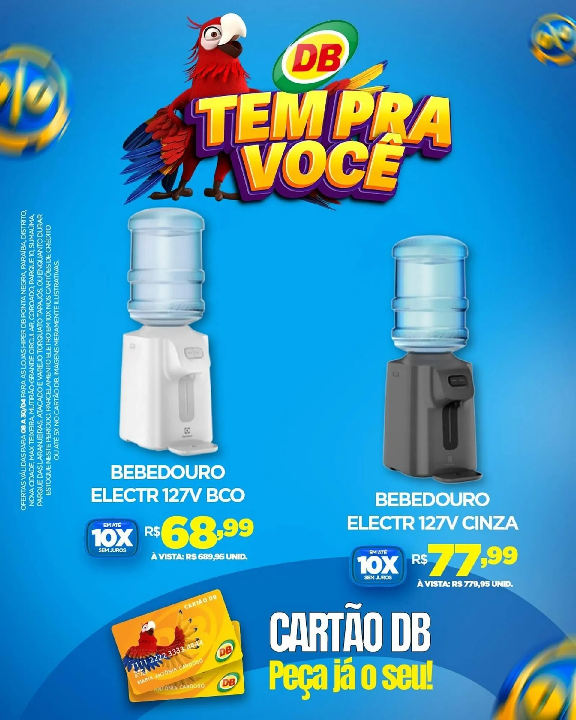 Encarte de Catálogo DB Supermercados 9 de abril até 30 de abril 2025 - Pagina 1