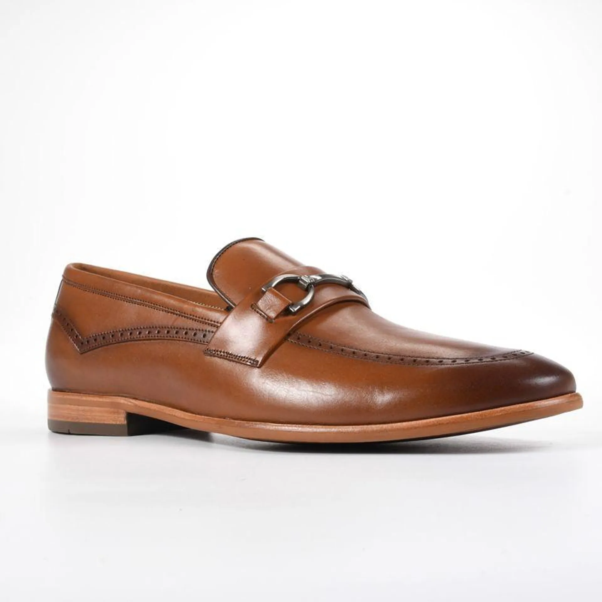 Loafer Masculino Caramelo Bridão Couro