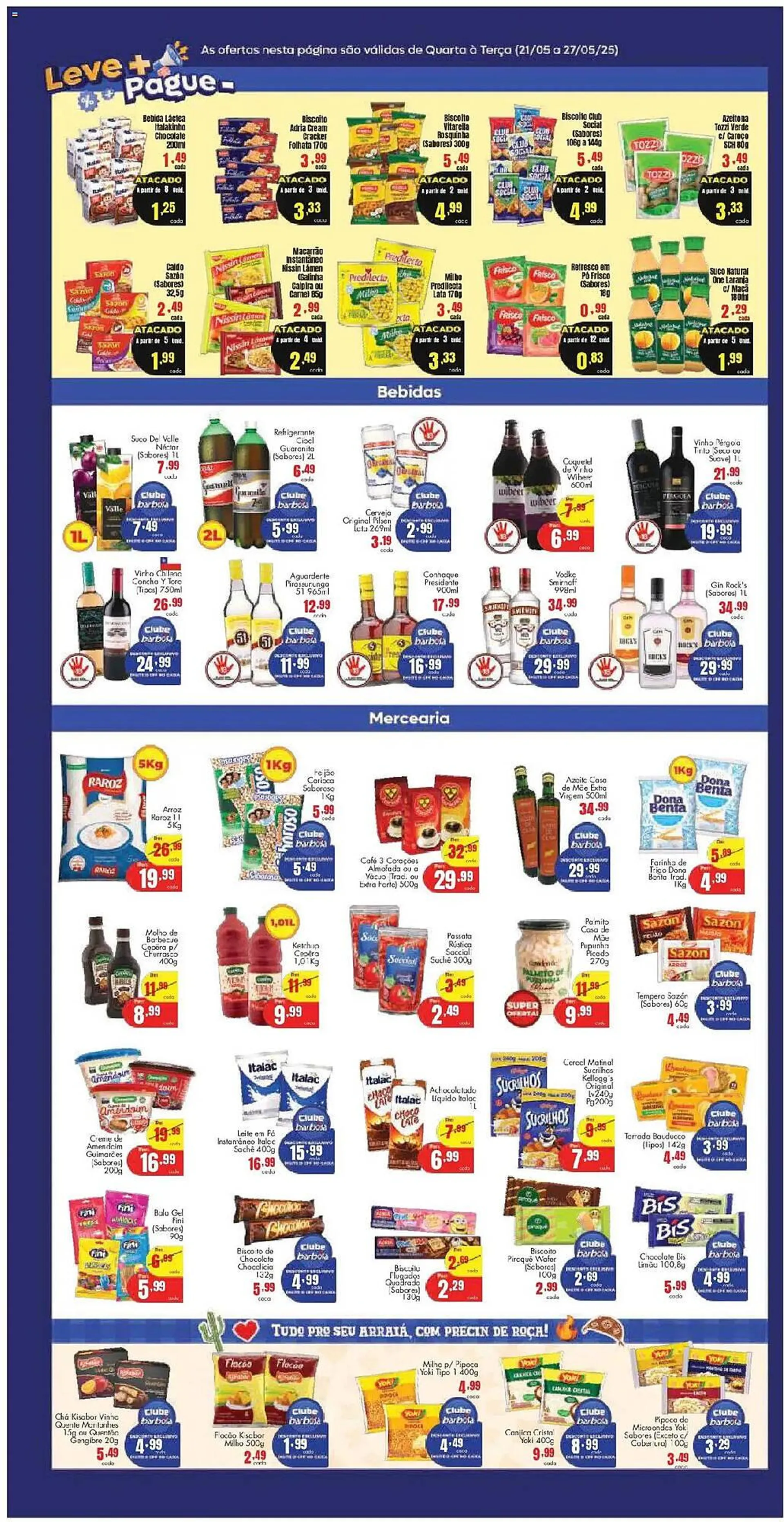 Encarte de Catálogo Barbosa Supermercados 21 de maio até 28 de maio 2025 - Pagina 3