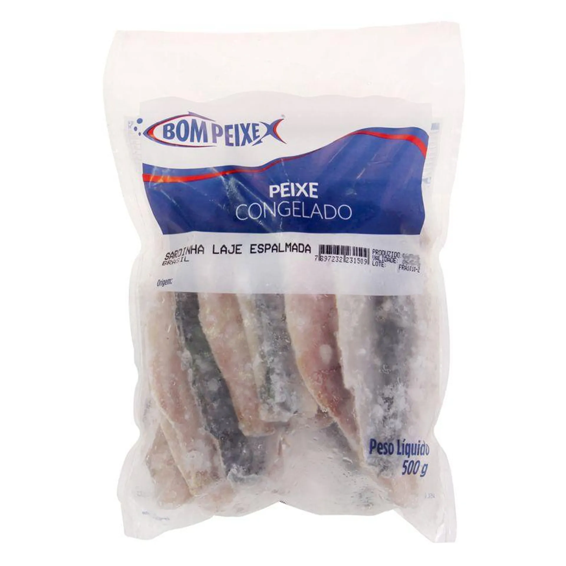 Peixe Sardinha Espalmada Bom Peixe Laje 500g