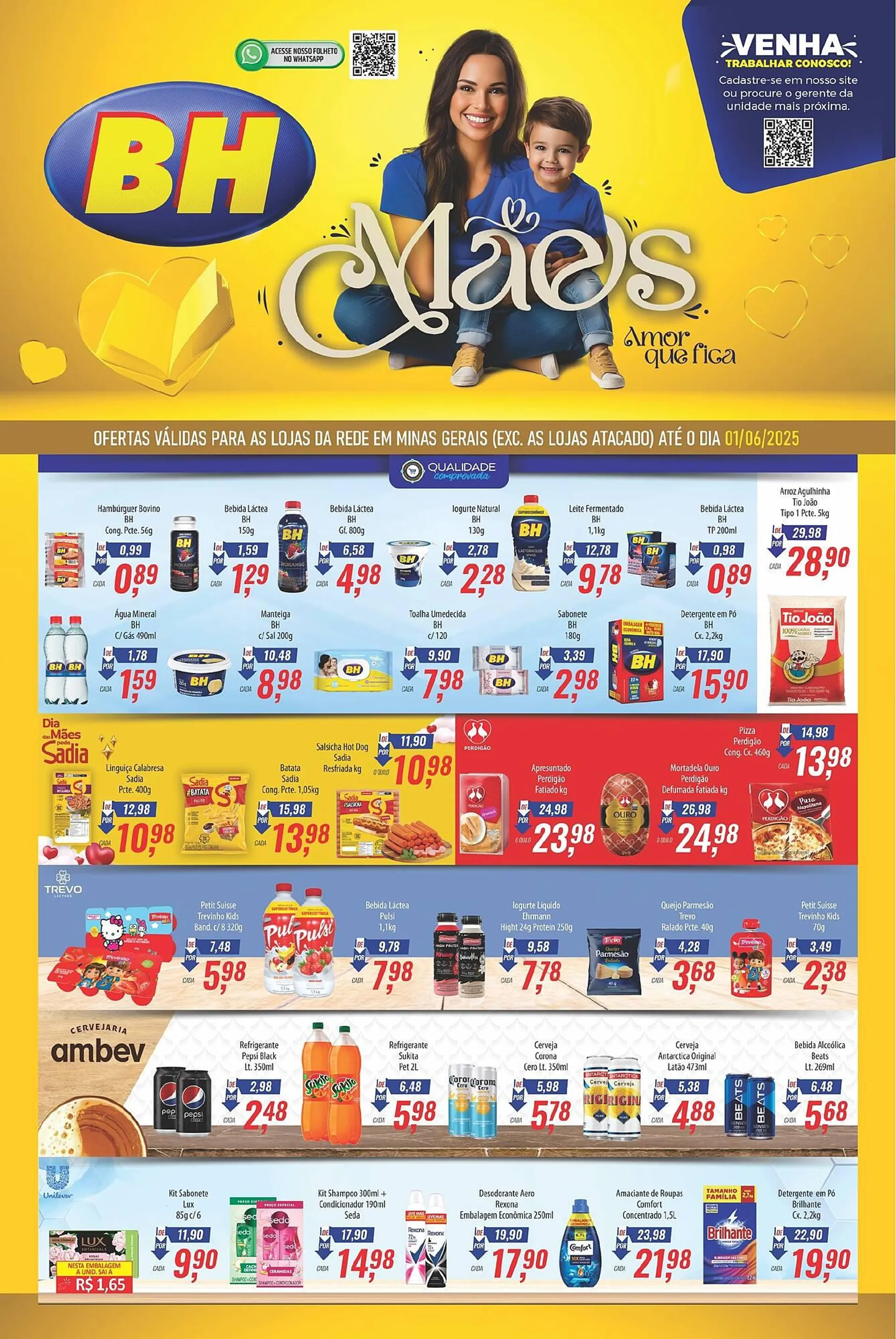 Encarte de Catálogo Supermercados BH 16 de maio até 1 de junho 2025 - Pagina 1