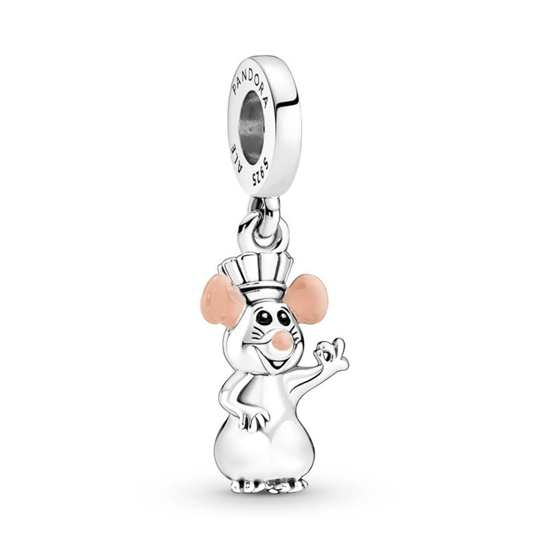 Charm Prata Pendente Disney Pixar - Remy de Ratatouille